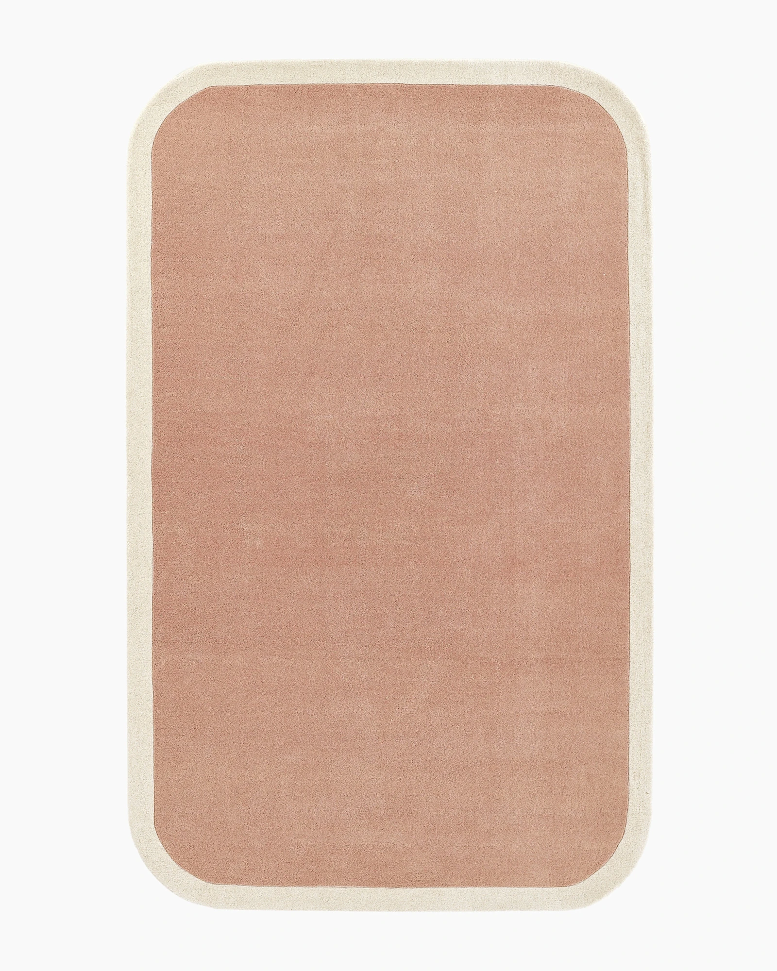 Colorful Curves Hand-Tufted Rug in Pink