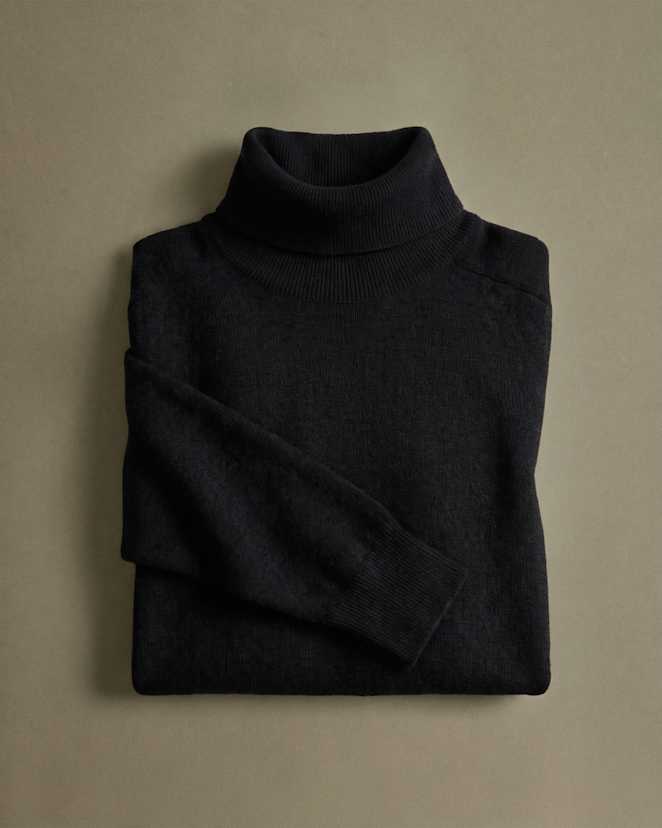Mongolian Cashmere Turtleneck Sweater
