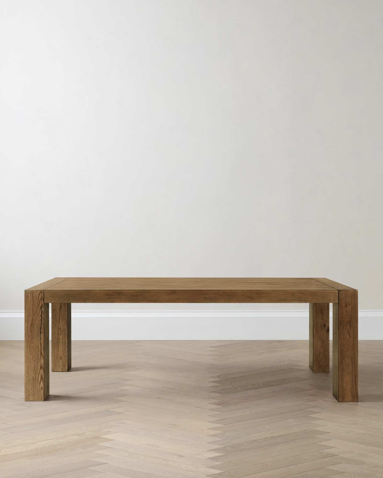 Reclaimed Wood Parsons Dining Table