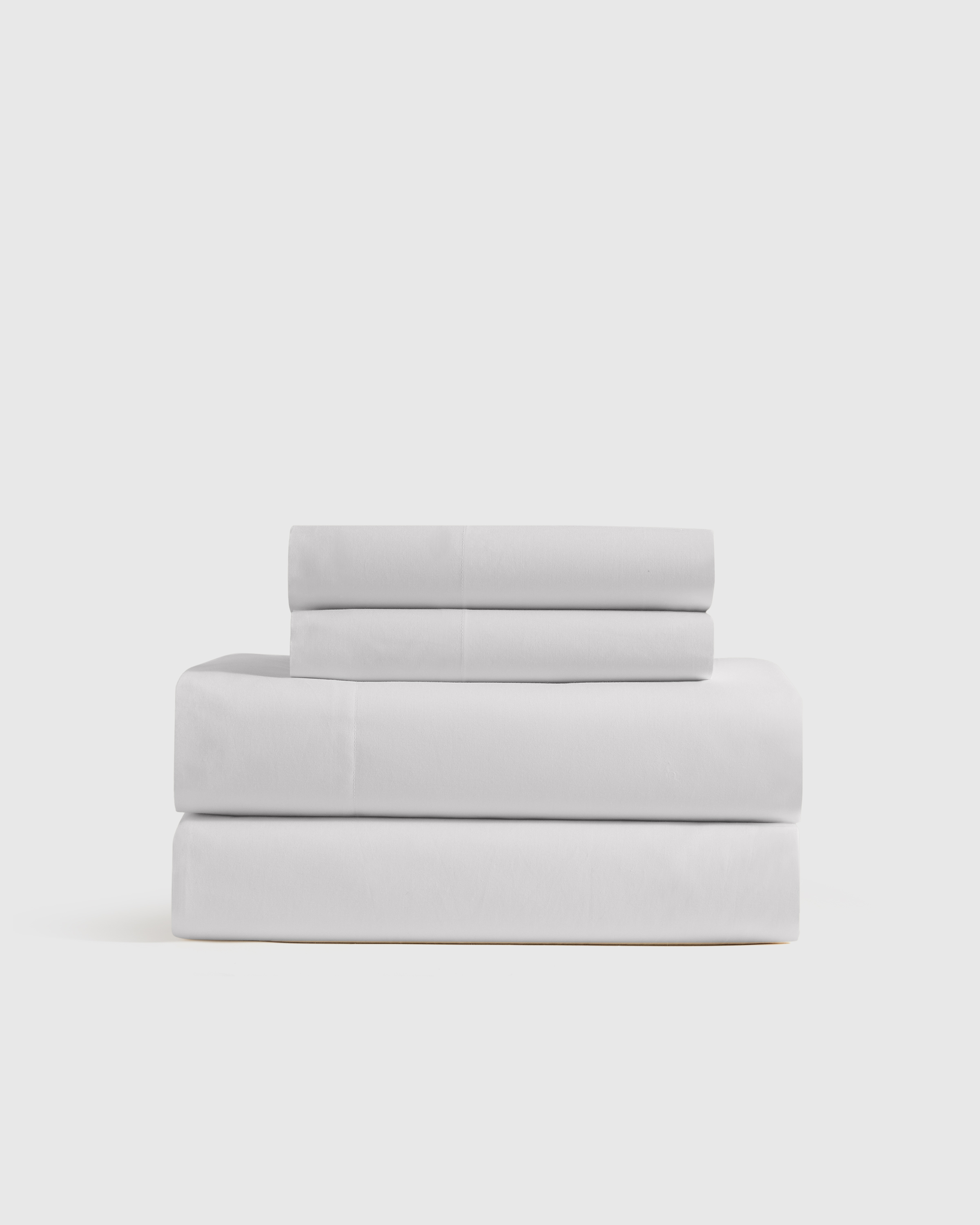 White Classic Organic Percale Sheet Set