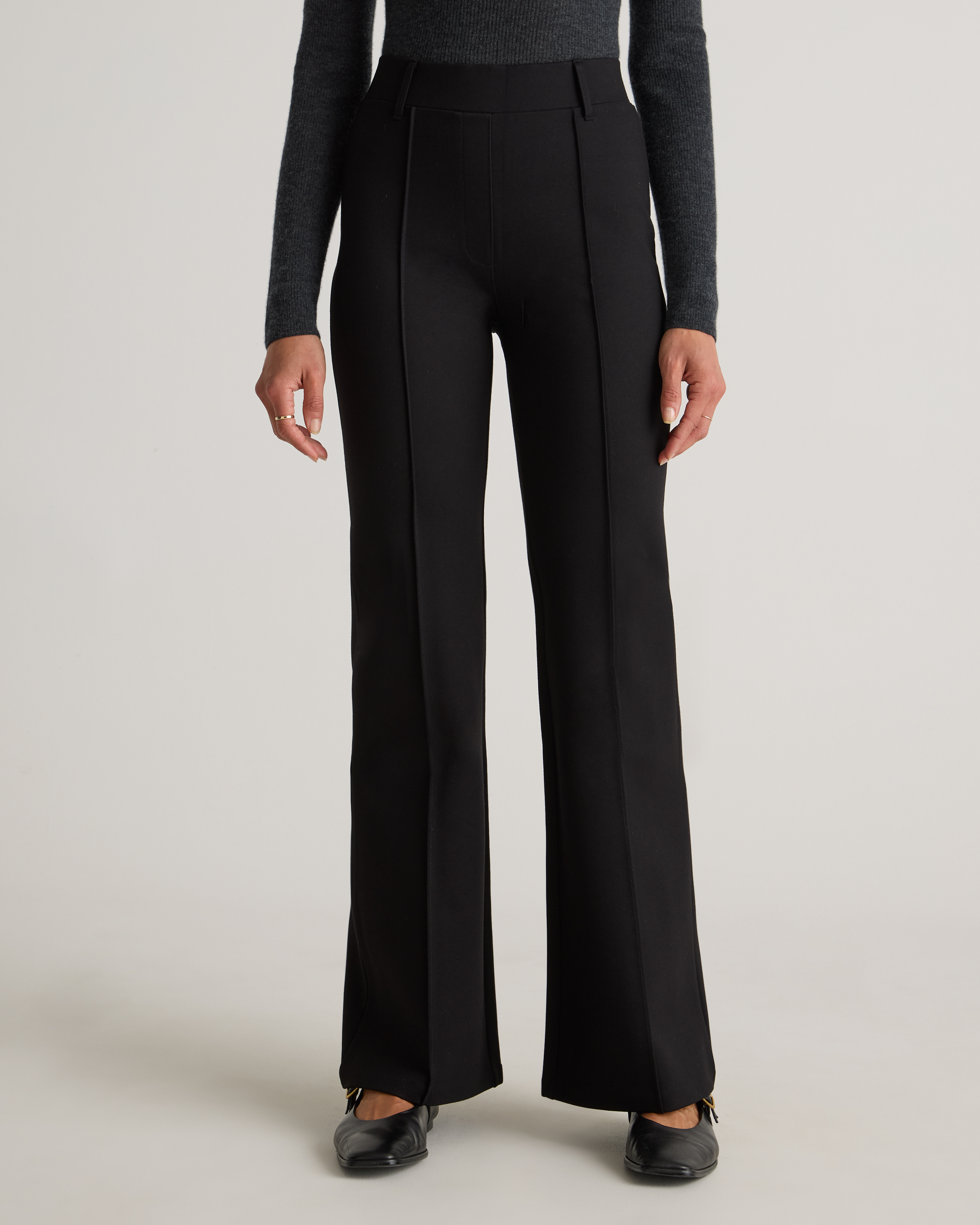 Stretch Crepe Classic Trouser Pants