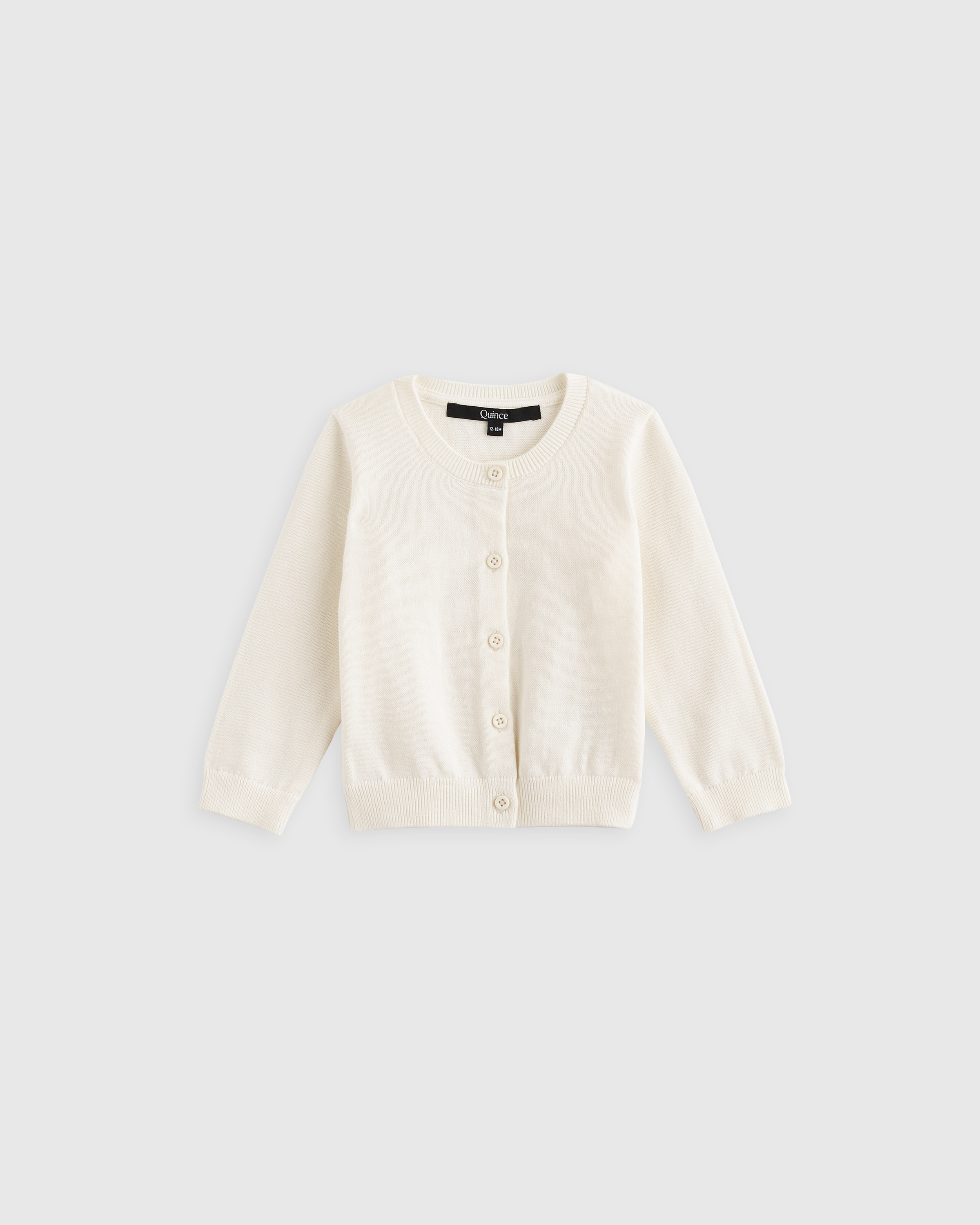 【seed and soil】Organic cotton cardigan 100% Organic Cotton Crewneck Cardigan 2-Pack