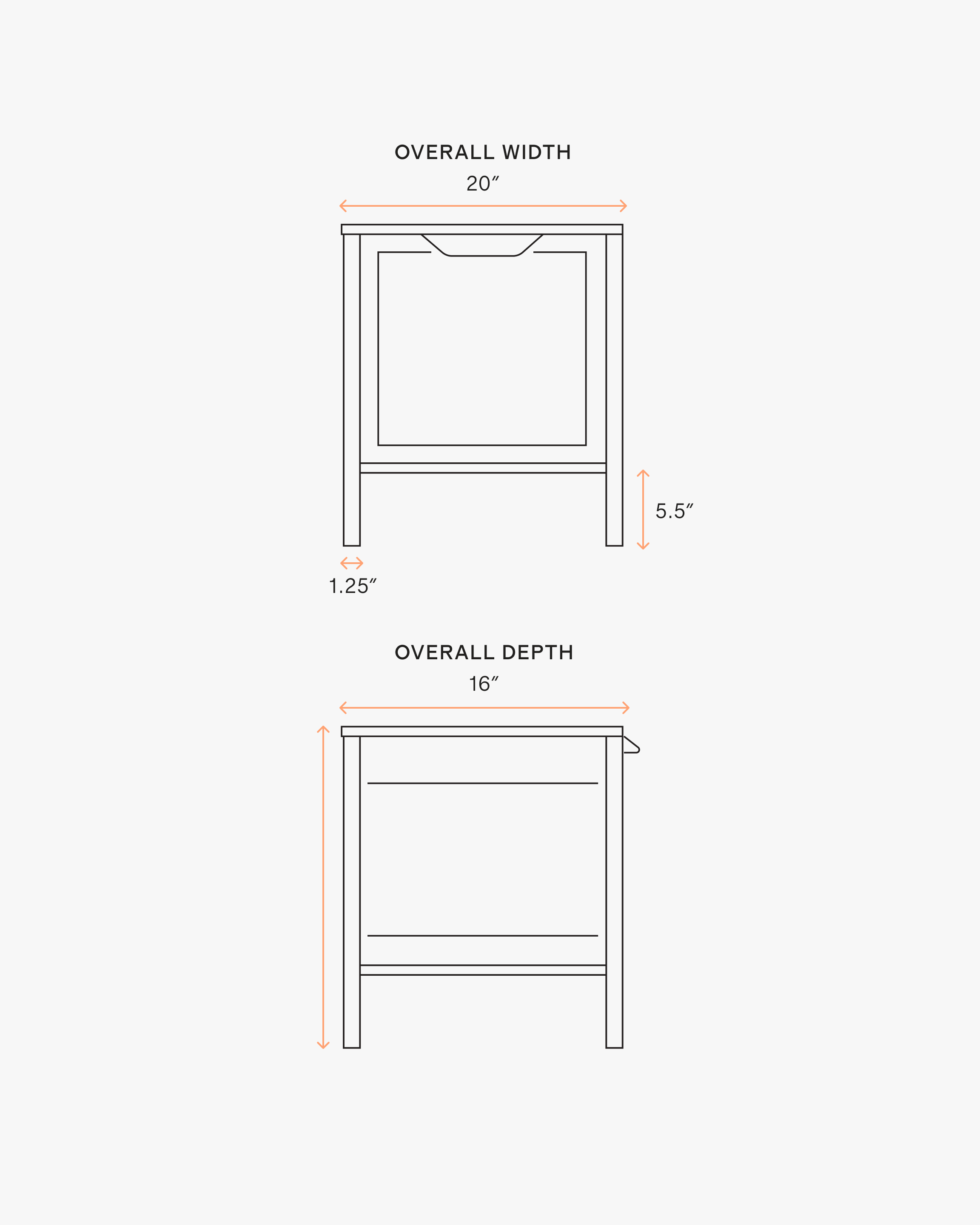 Natural Cane 1-Door Nightstand