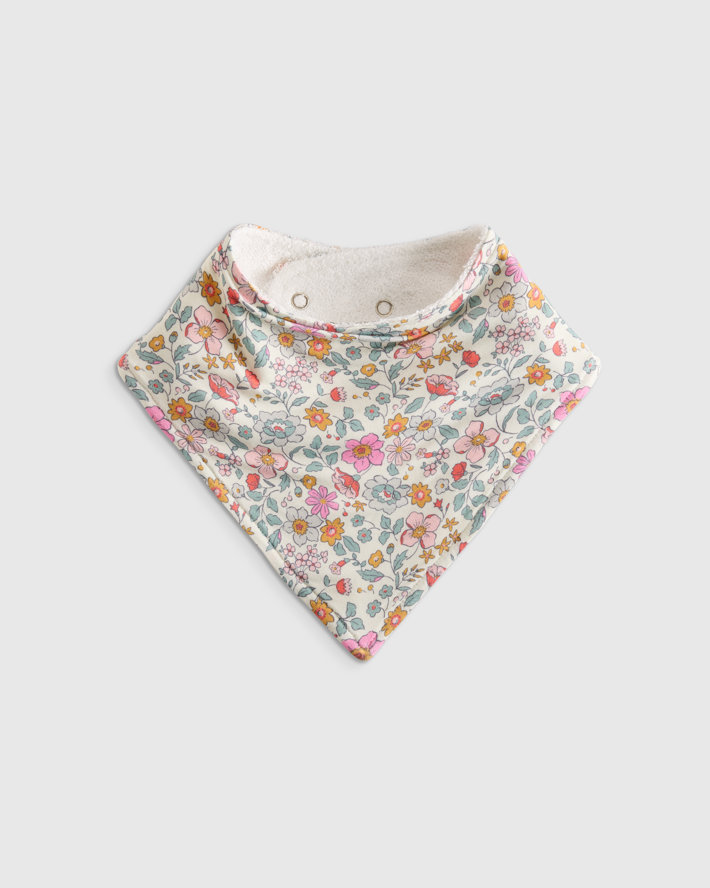 Soft Ditsy Floral Baby Bamboo Bib