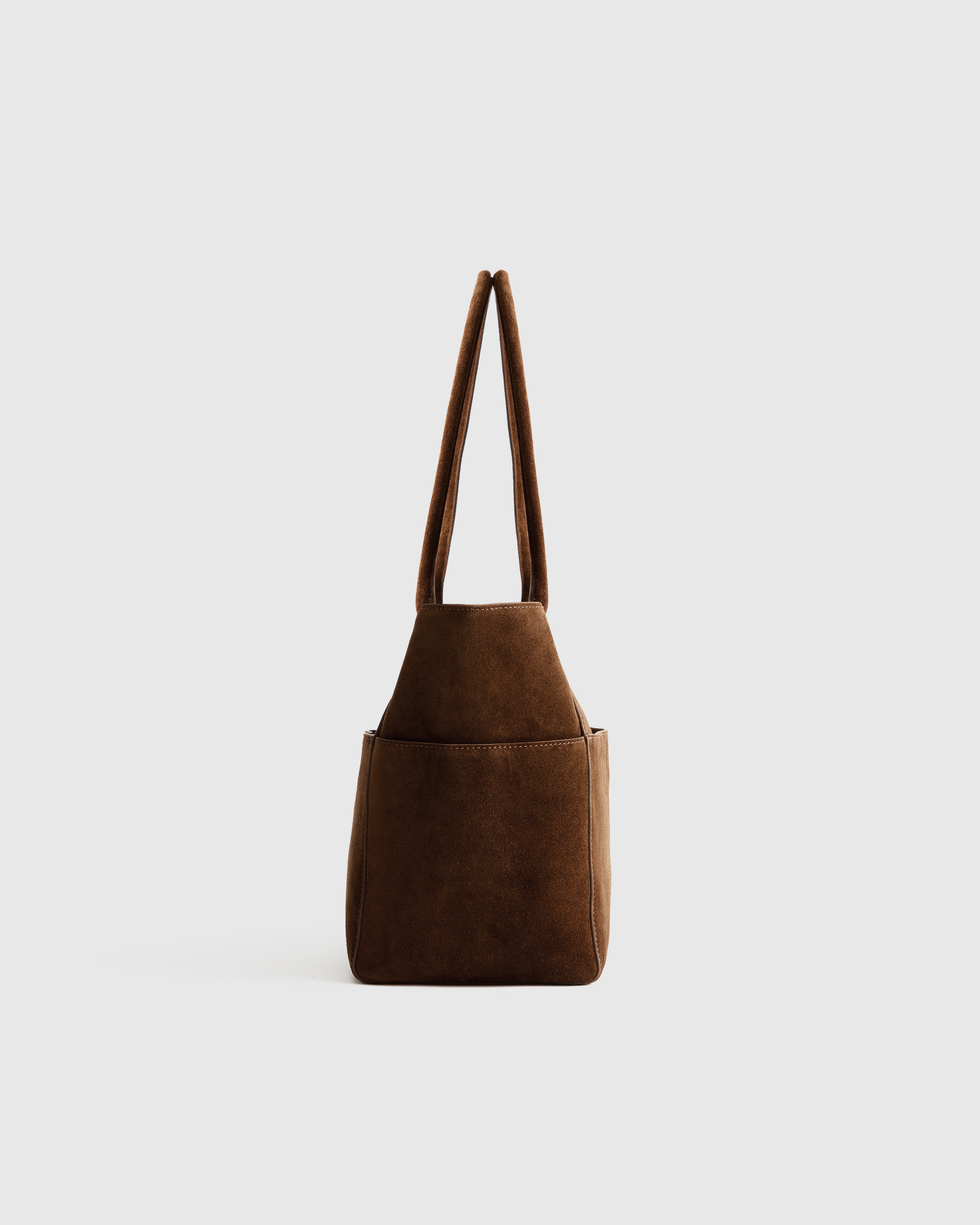 Italian Suede Shopper Tote