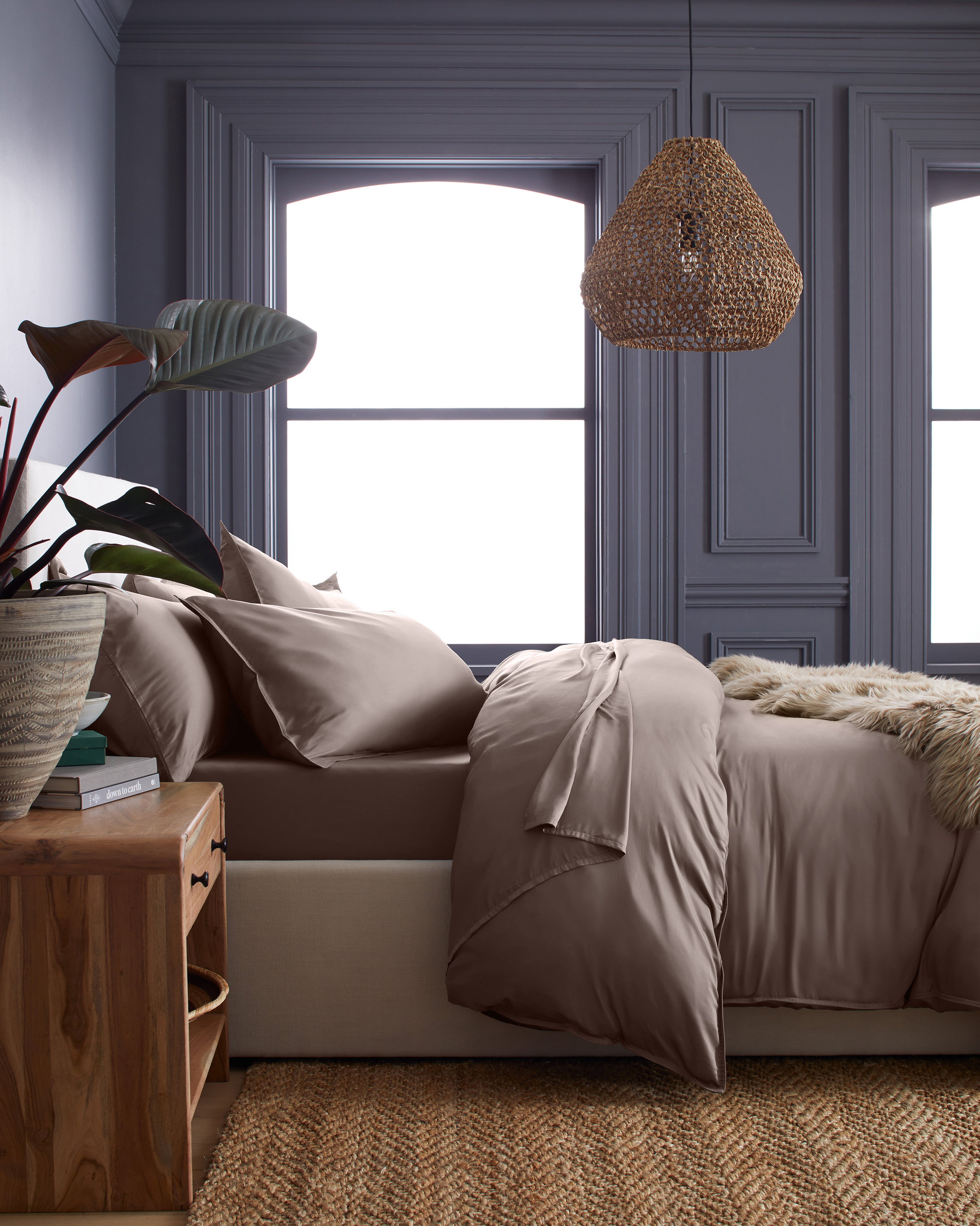 Stone Bamboo Duvet Cover