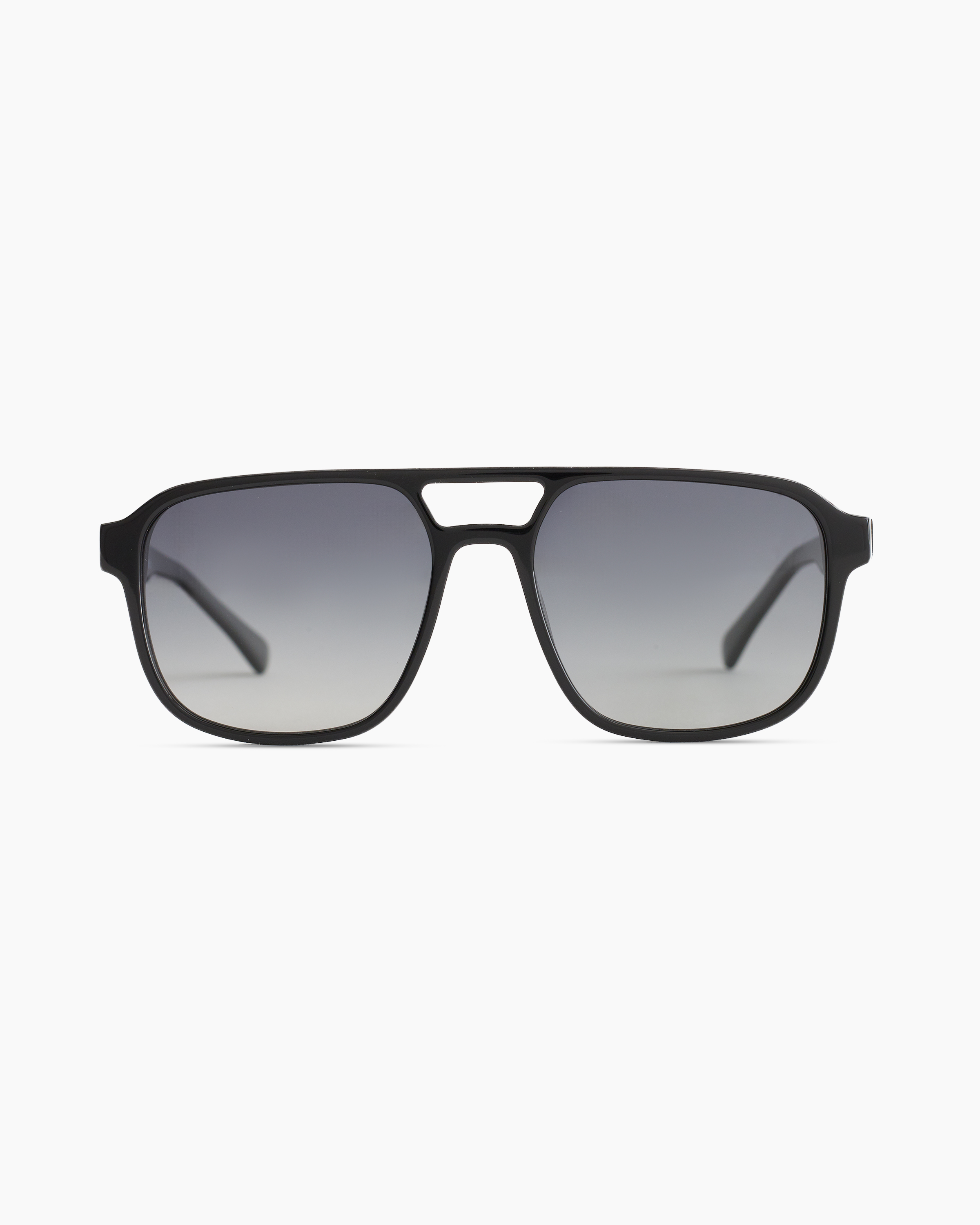Black with Grey Gradient lens Asher Polarized Acetate Sunglasses