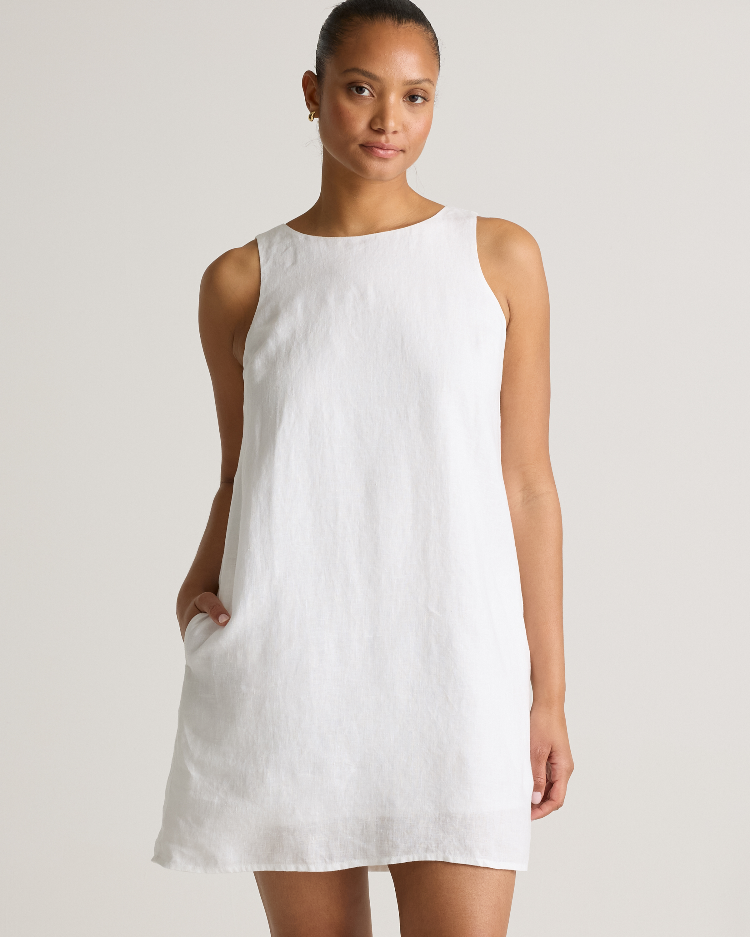 v neck halter dress Nina Short Halter Dress (Final Sale)