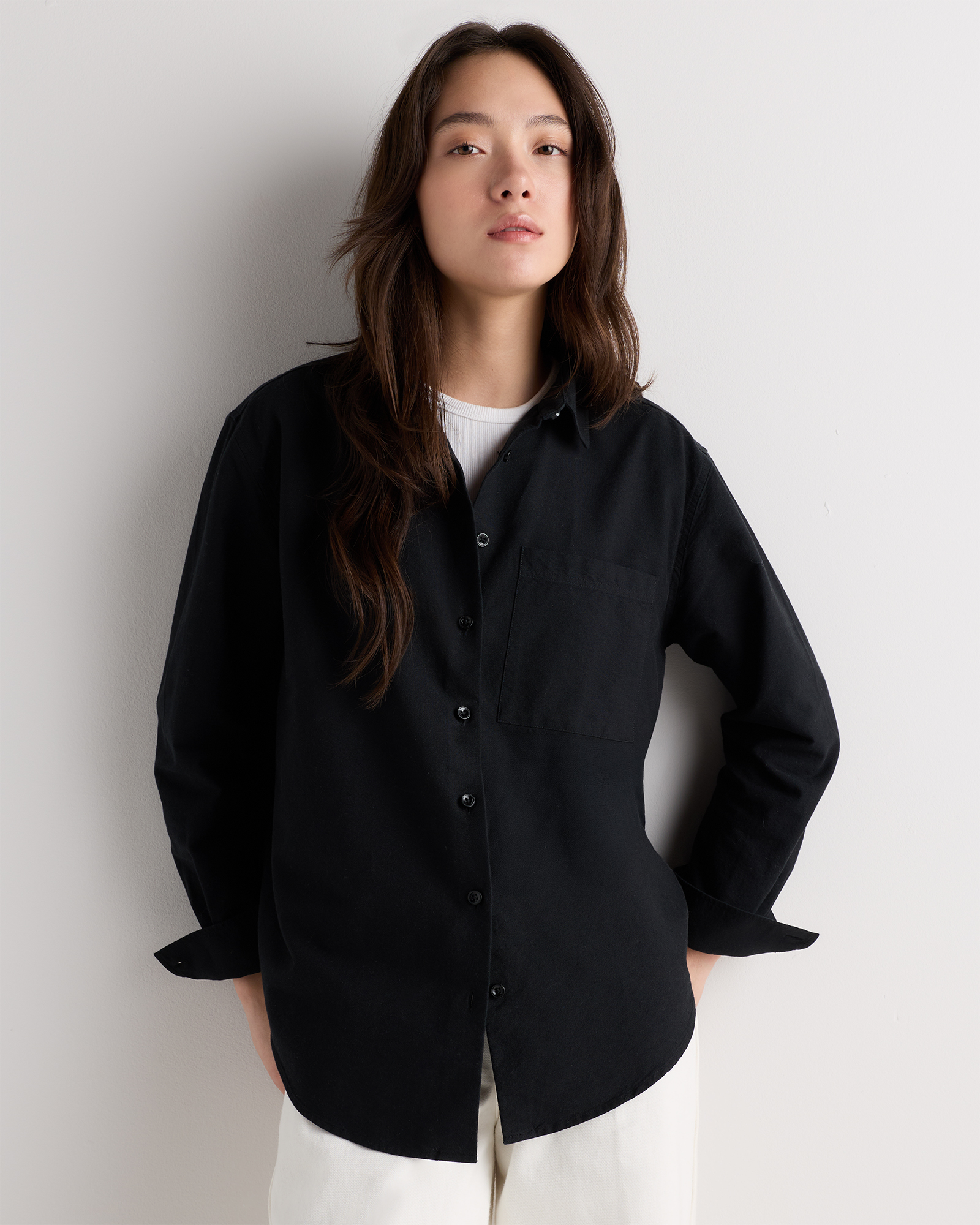 Organic Cotton Relaxed Oxford Shirt