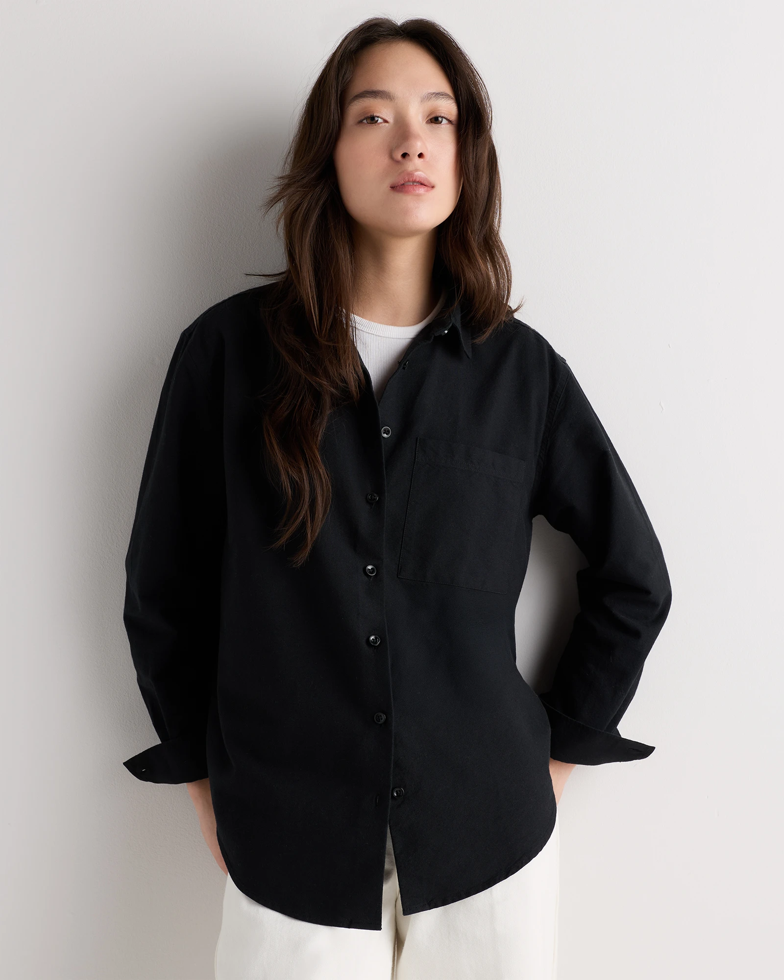 Organic Cotton Relaxed Oxford Shirt