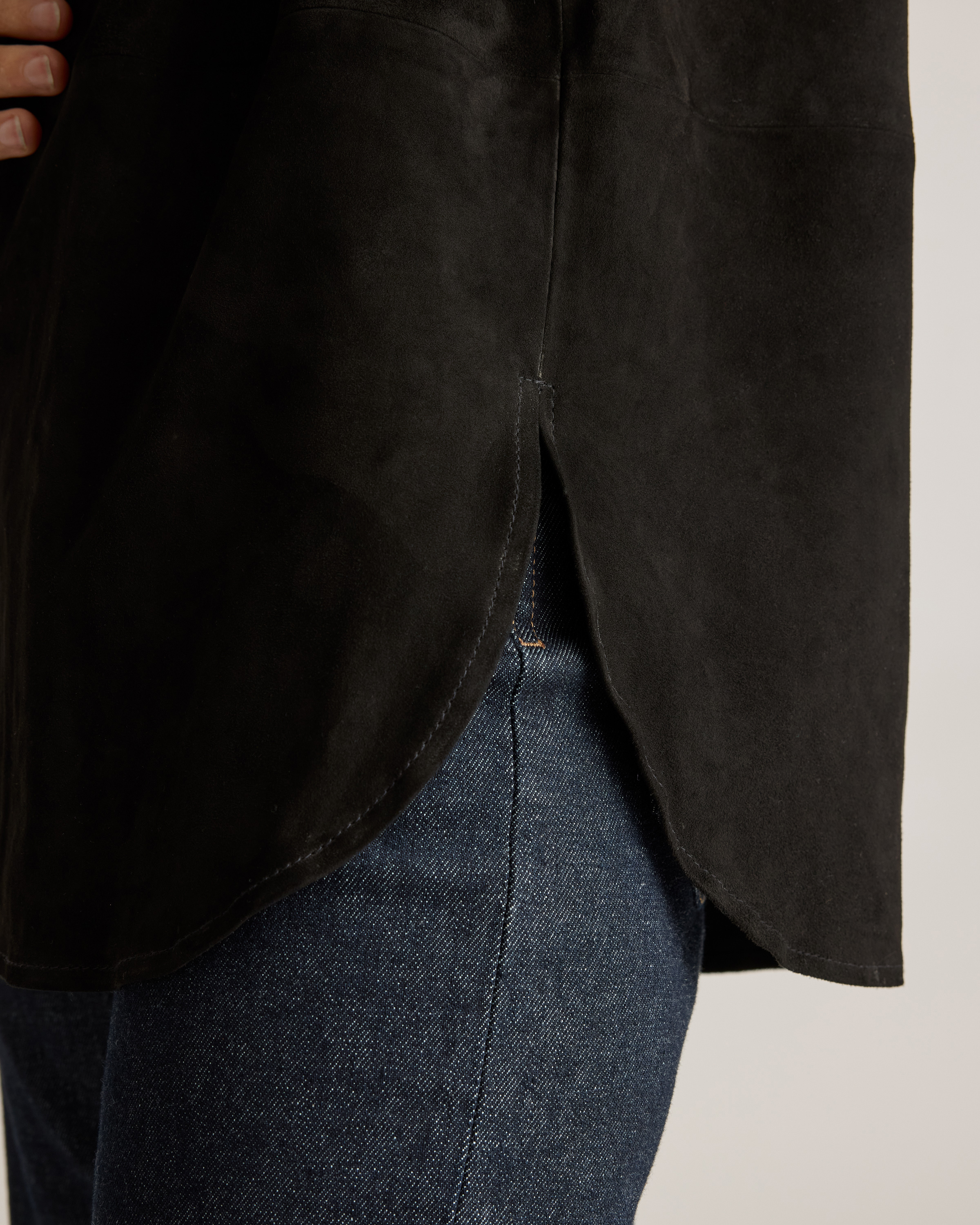 ジャケット・アウター OHOTORO Henry Suede Jacket ohotoro］Henry Suede Jacket beige