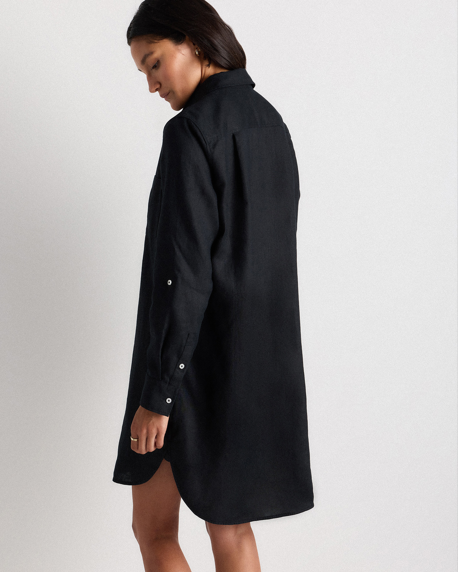 short sleeve black mini dress NOAH BLACK RUFFLE MINI DRESS  DISSH