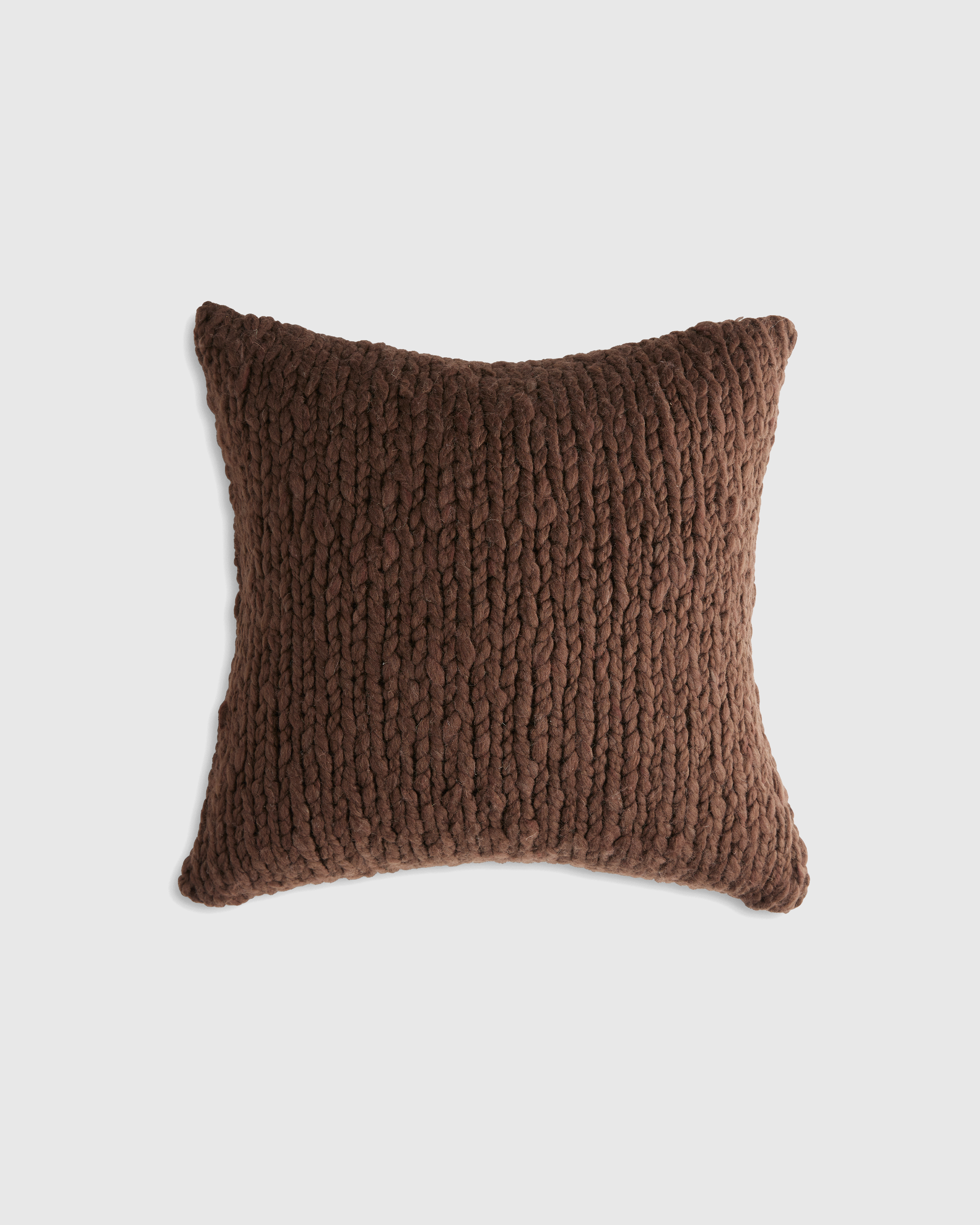 Picture of Chunky Hand Knit Wool Pillow Cover