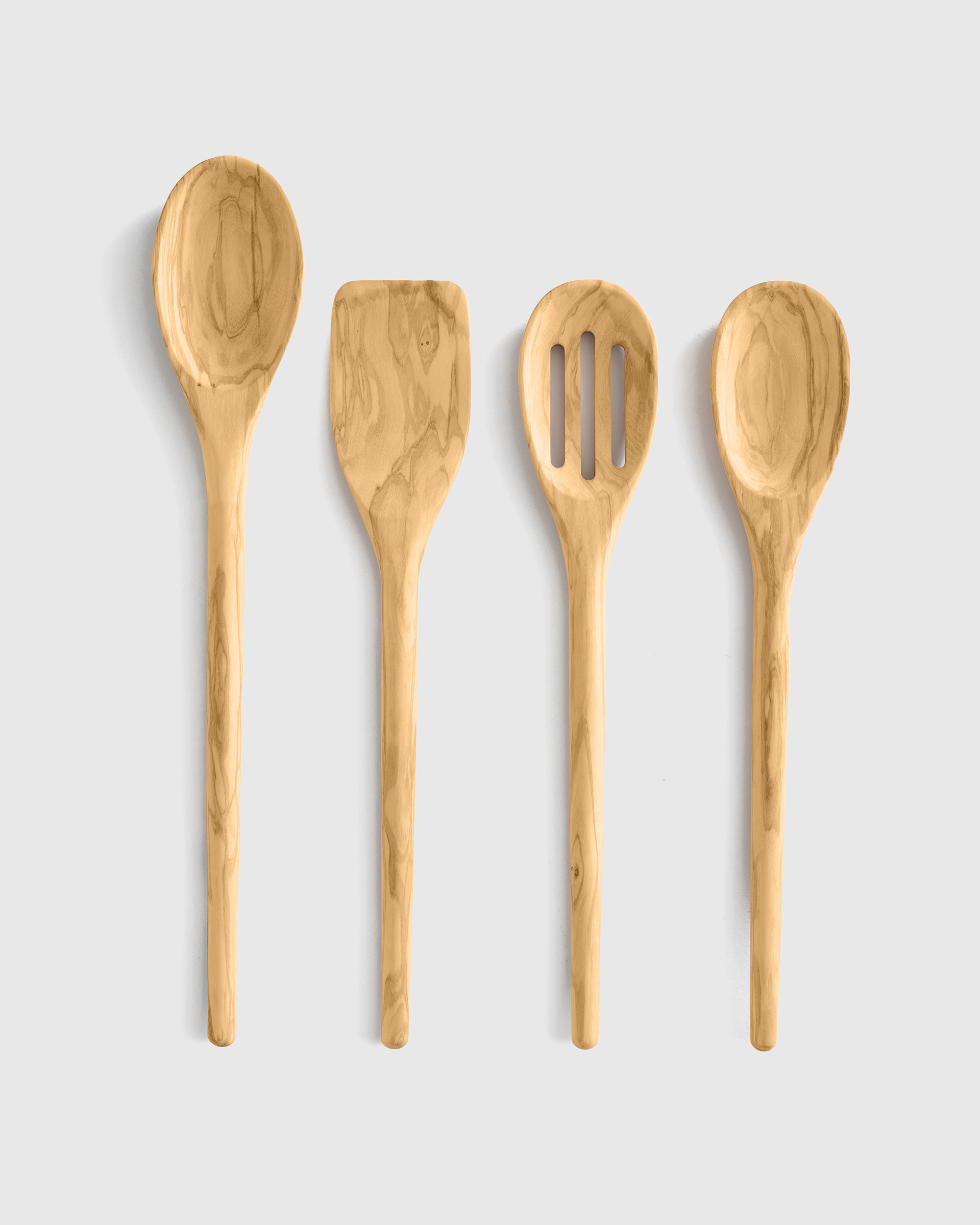 Italian Olivewood Utensil Set - Olivewood, Set of 4