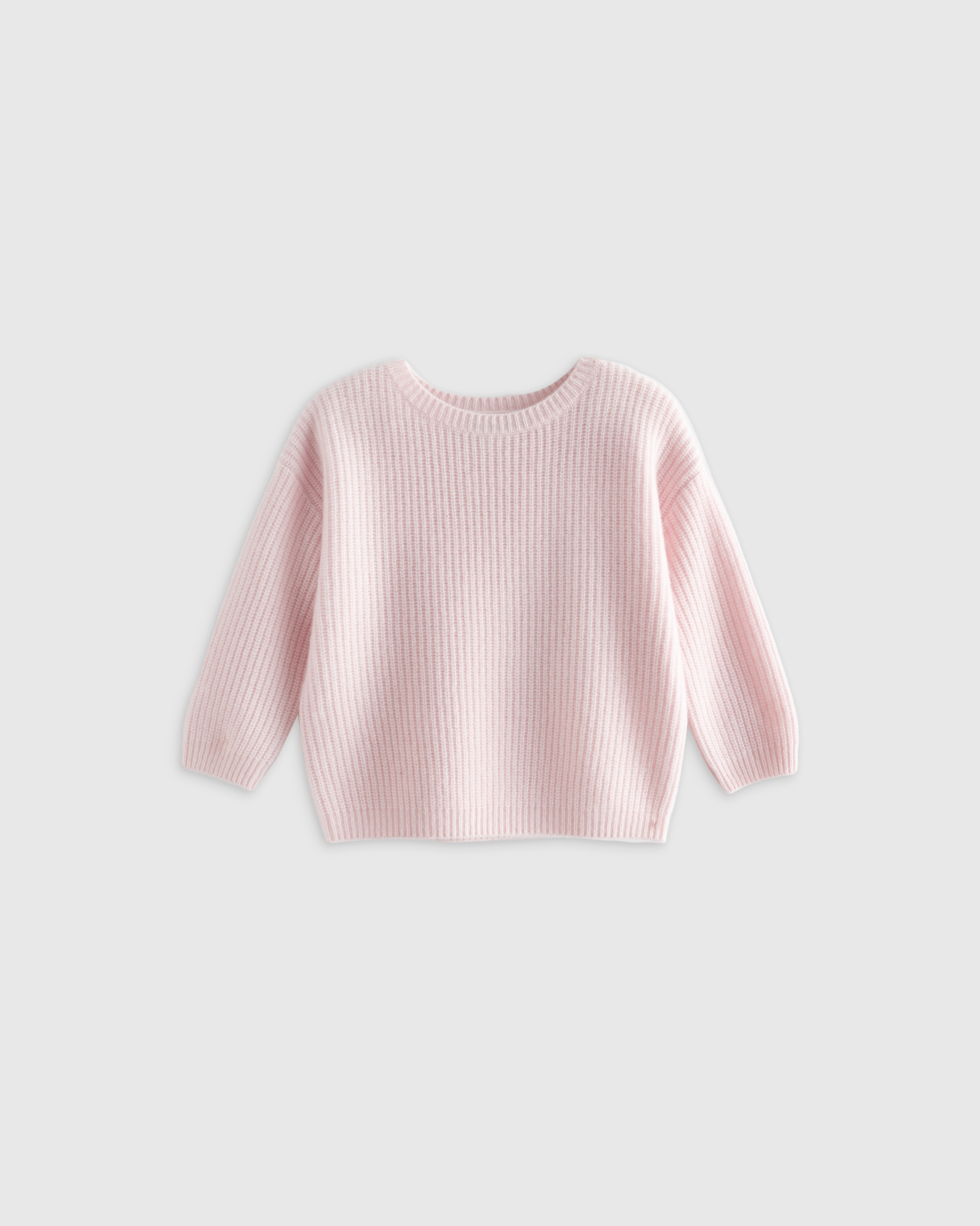 Quince Washable Cashmere Fisherman Tunic Sweater In Minimal Pink