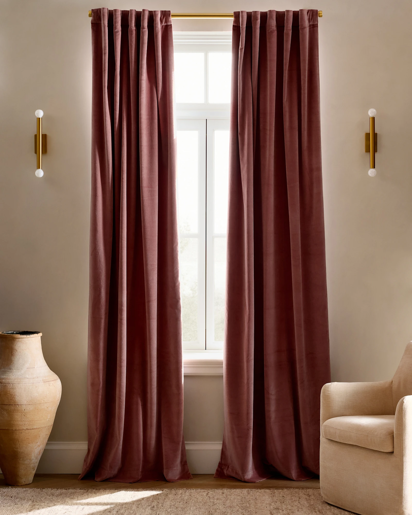 Cotton Velvet Curtain