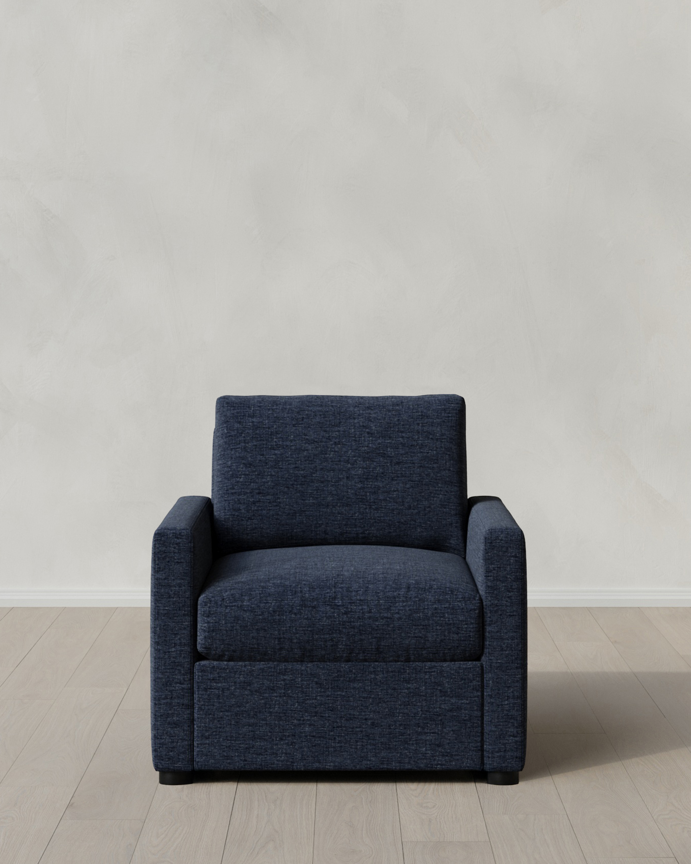Brennan Performance Velvet Accent Chair - Thumbnail 4
