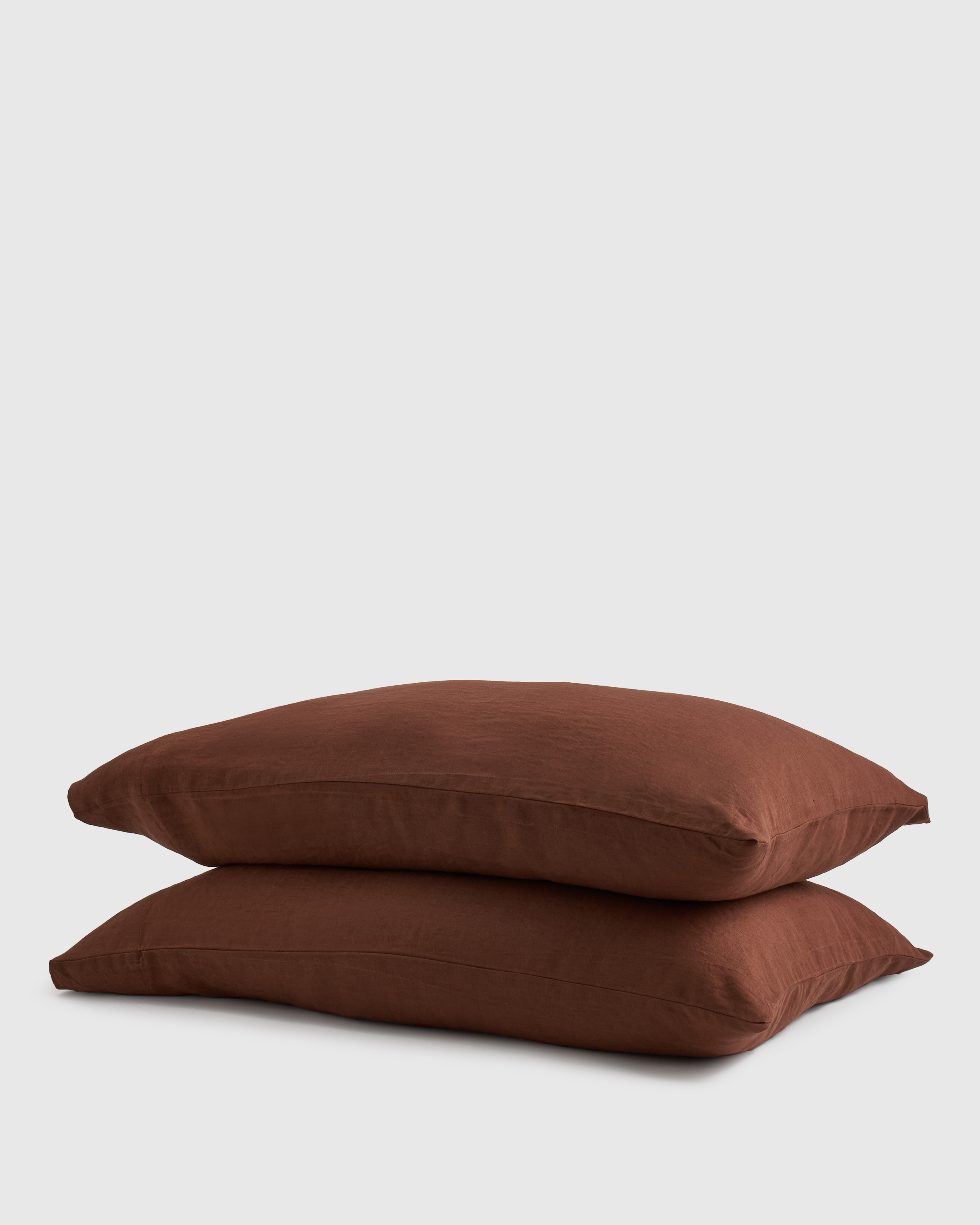 Bordeaux European Linen Pillowcase Set