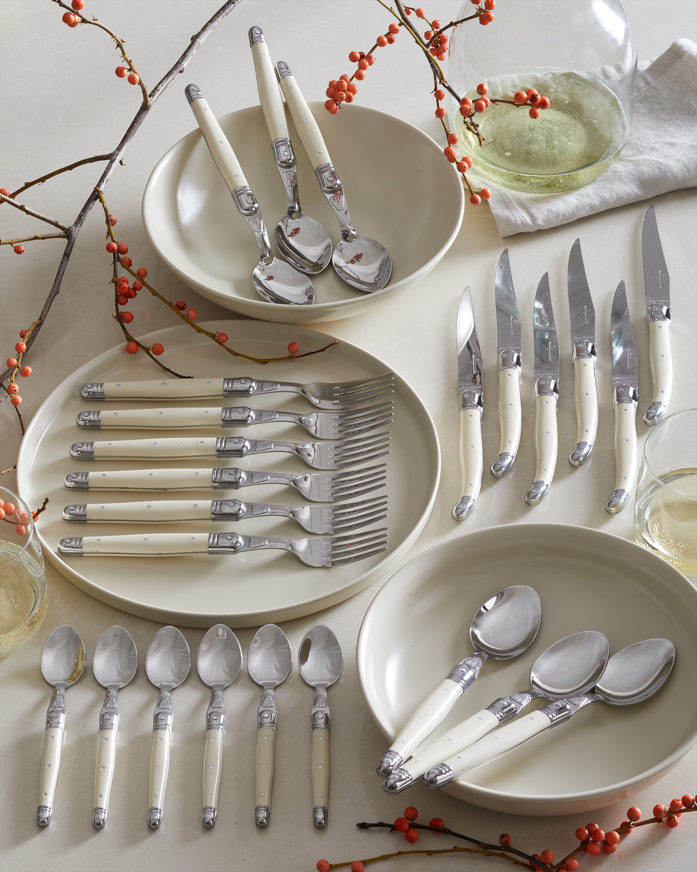 Jean Dubost Laguiole 24 Piece Flatware Set - Thumbnail 4