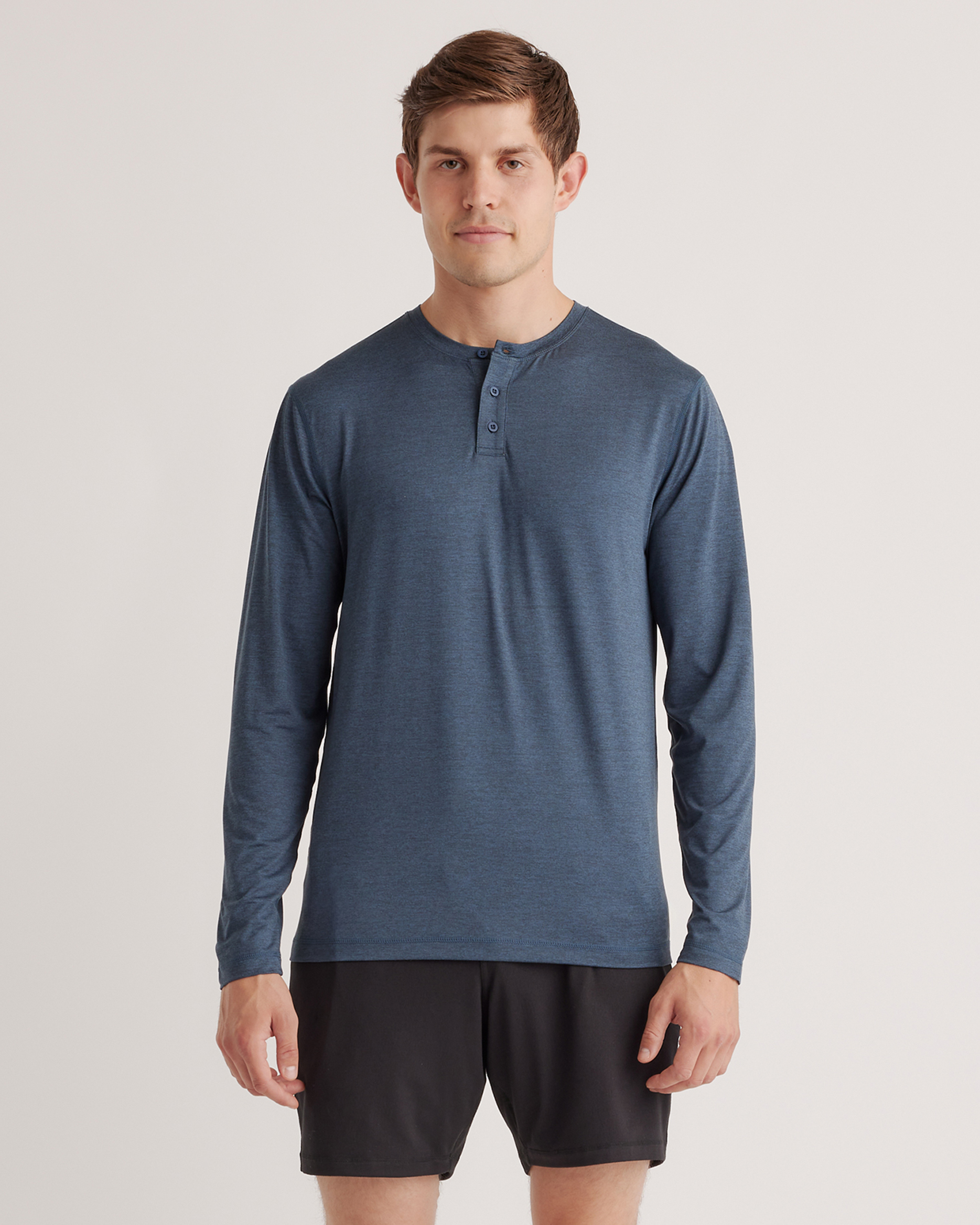 【国内配送】 Flowknit Tee Henley Sleeve Long Performance Breeze トップス