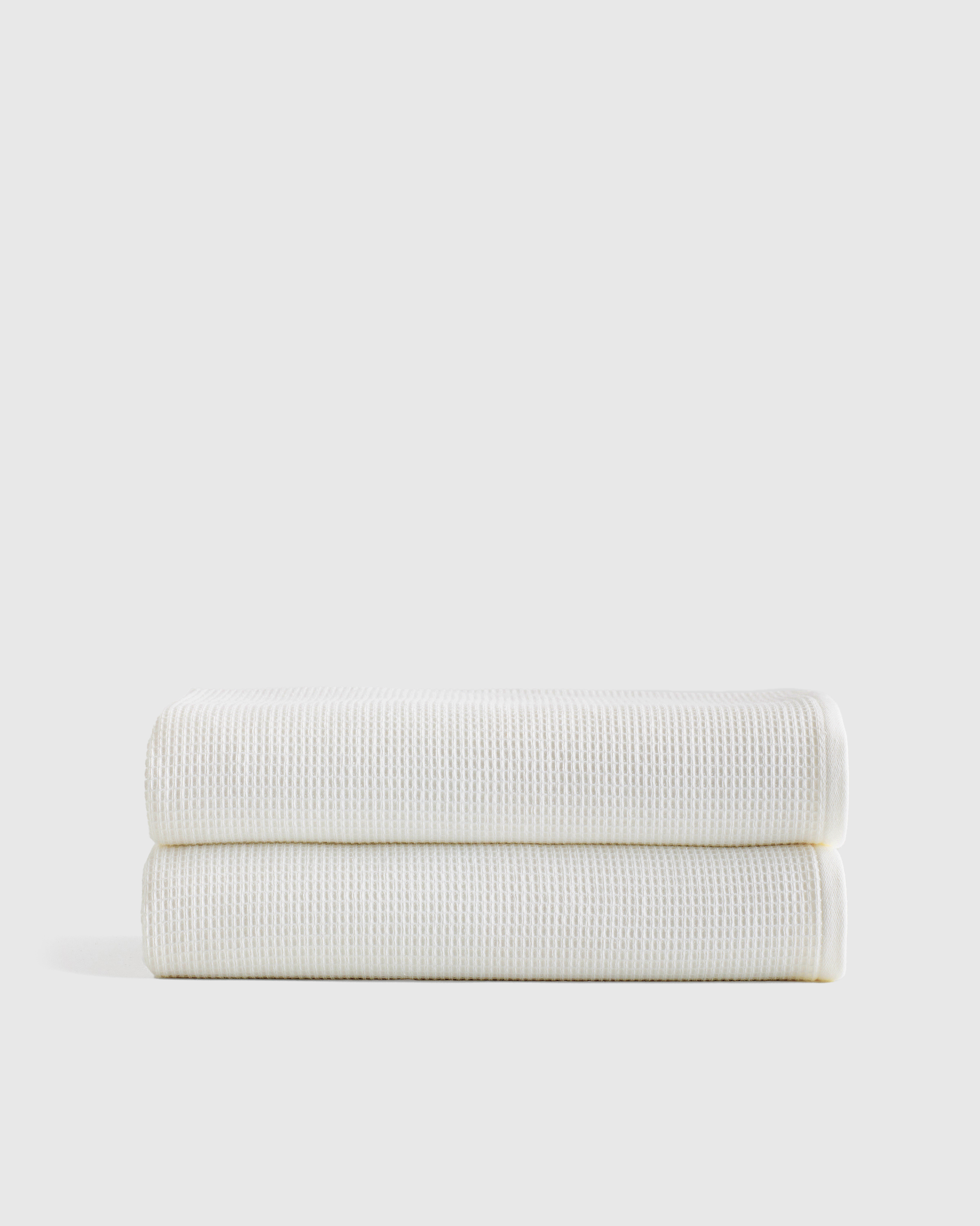 Ivory Turkish Waffle Terry Bath Sheet (Set of 2)