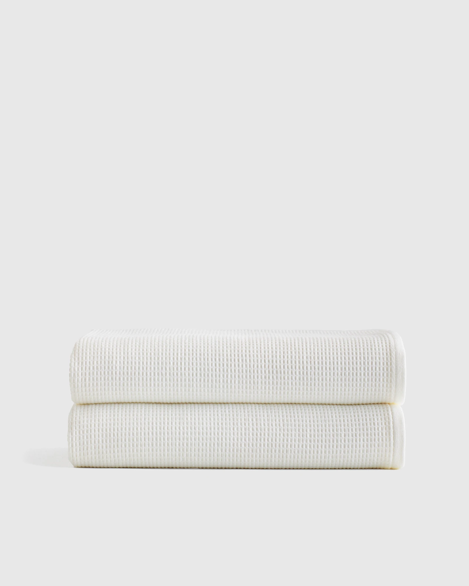 Turkish Waffle Terry Bath Sheet (Set of 2) - White