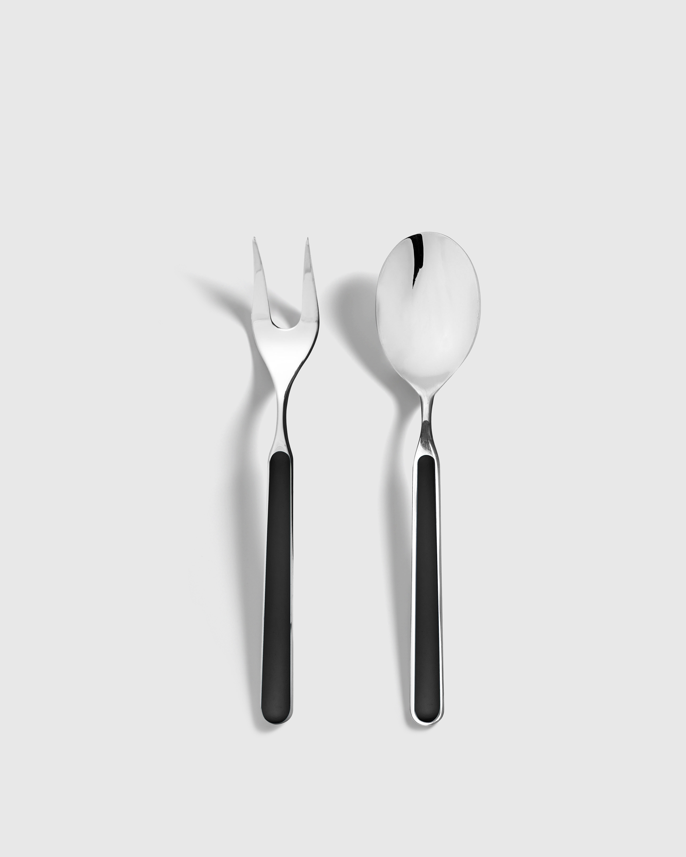 Black Fantasia 2-Pc Serving Utensil Set by Mepra