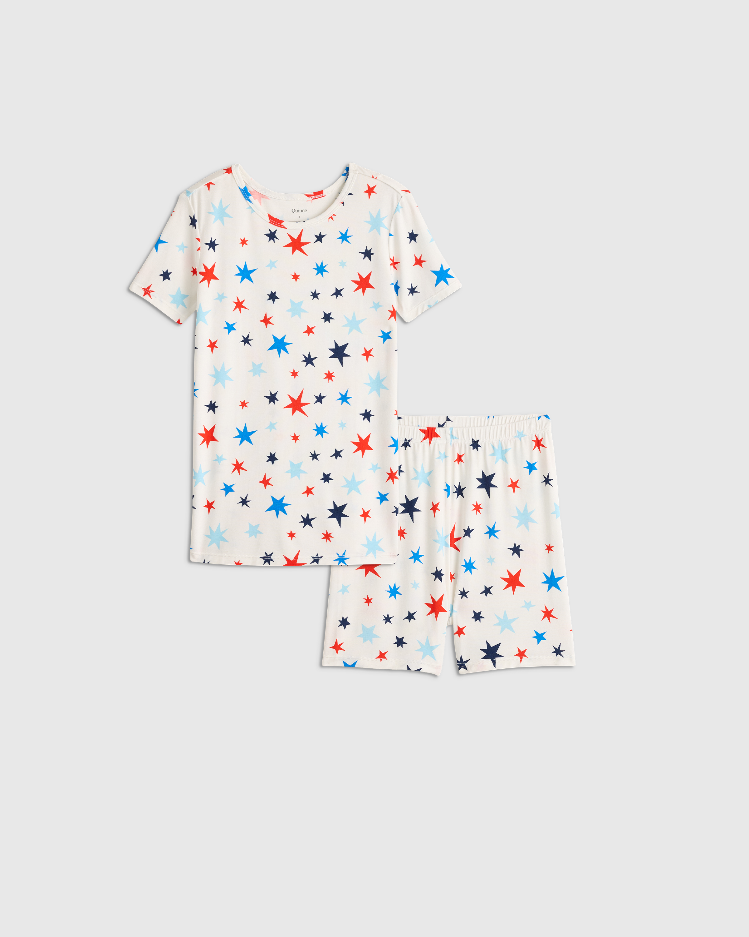 Star Burst Bamboo Short Sleeve and Shorts Pajama Set
