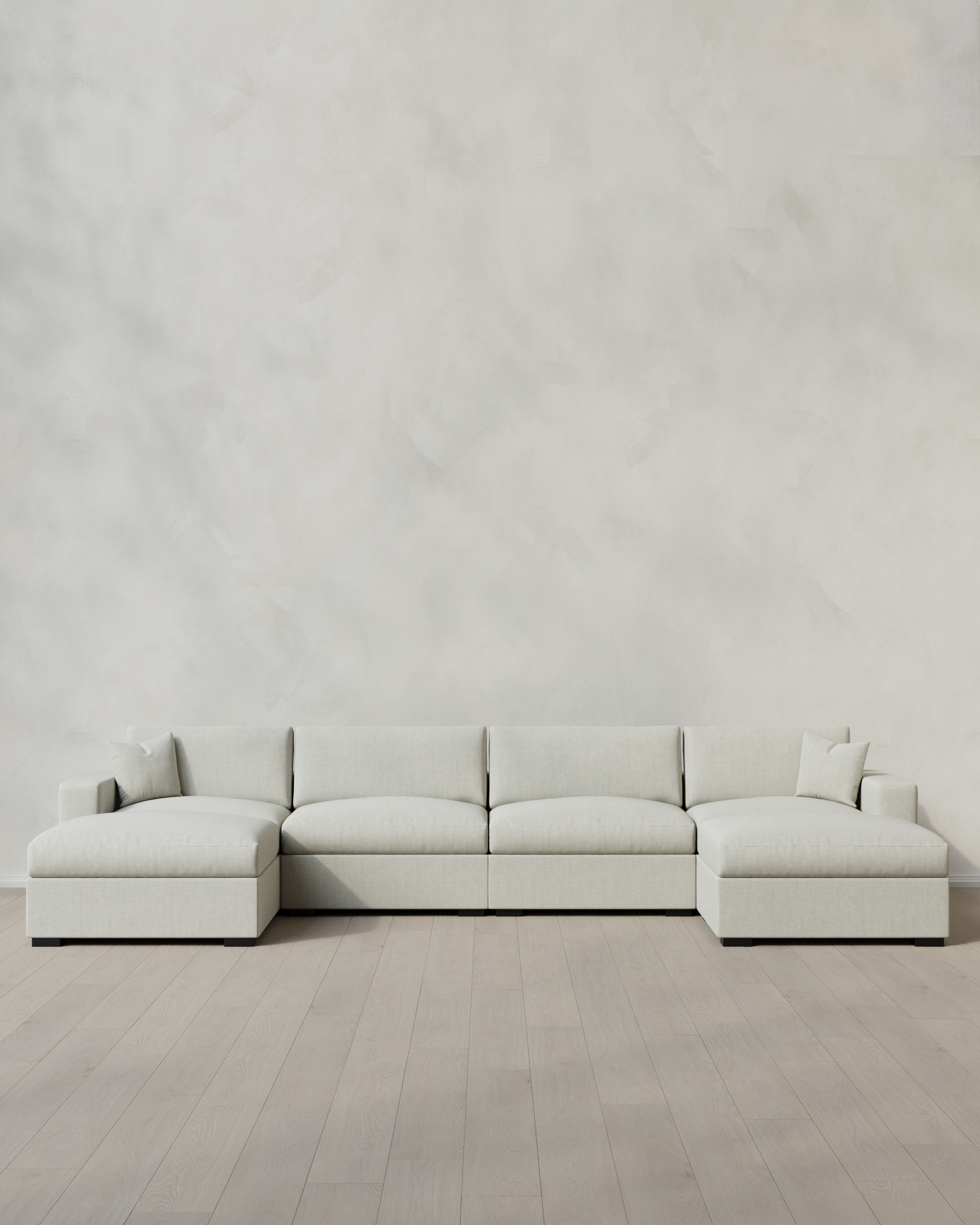 6-Piece Modular U Sectional Sorrell