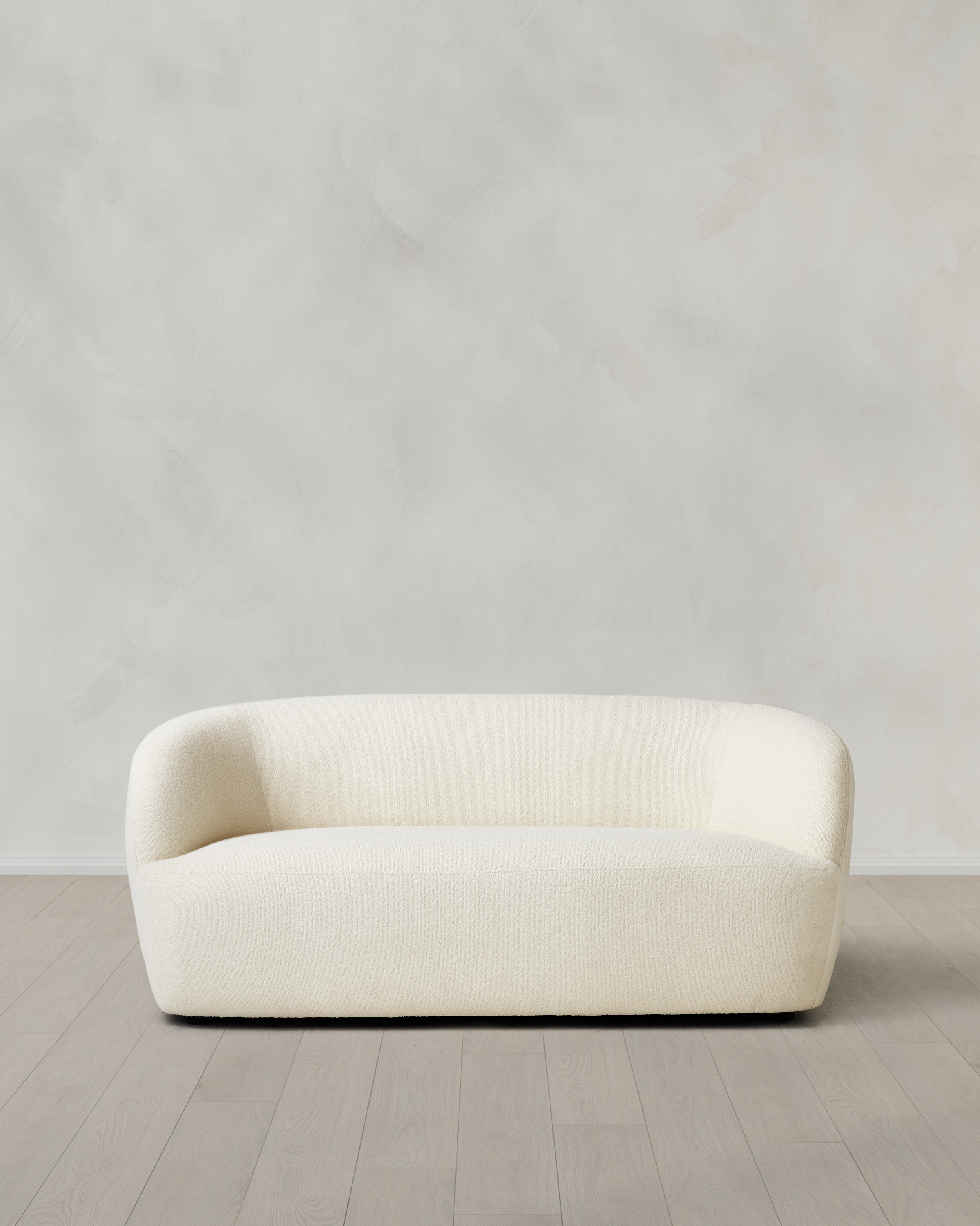 Ivory Performance Boucle Loveseat