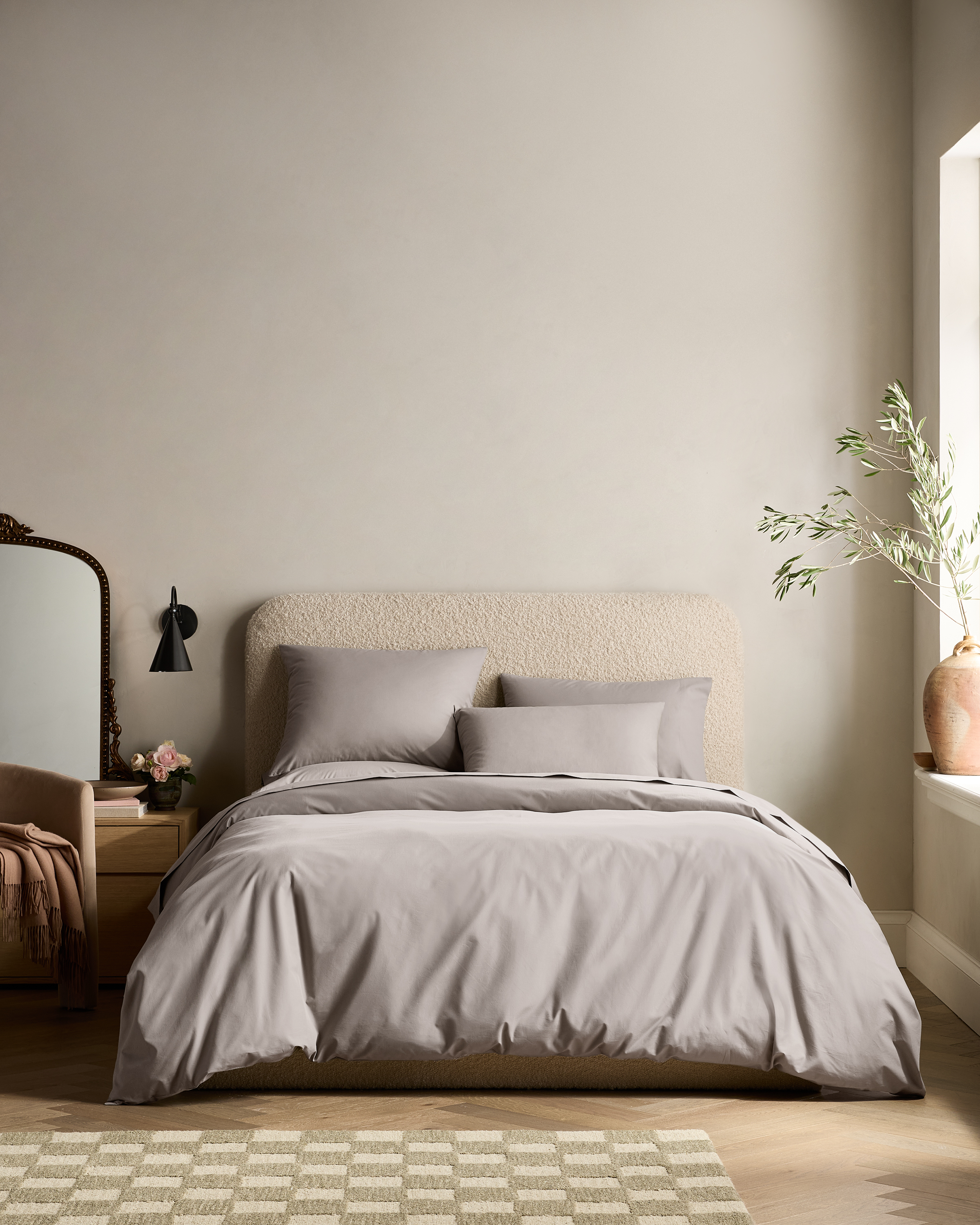 Classic Organic Percale Deluxe Bedding Bundle - Queen