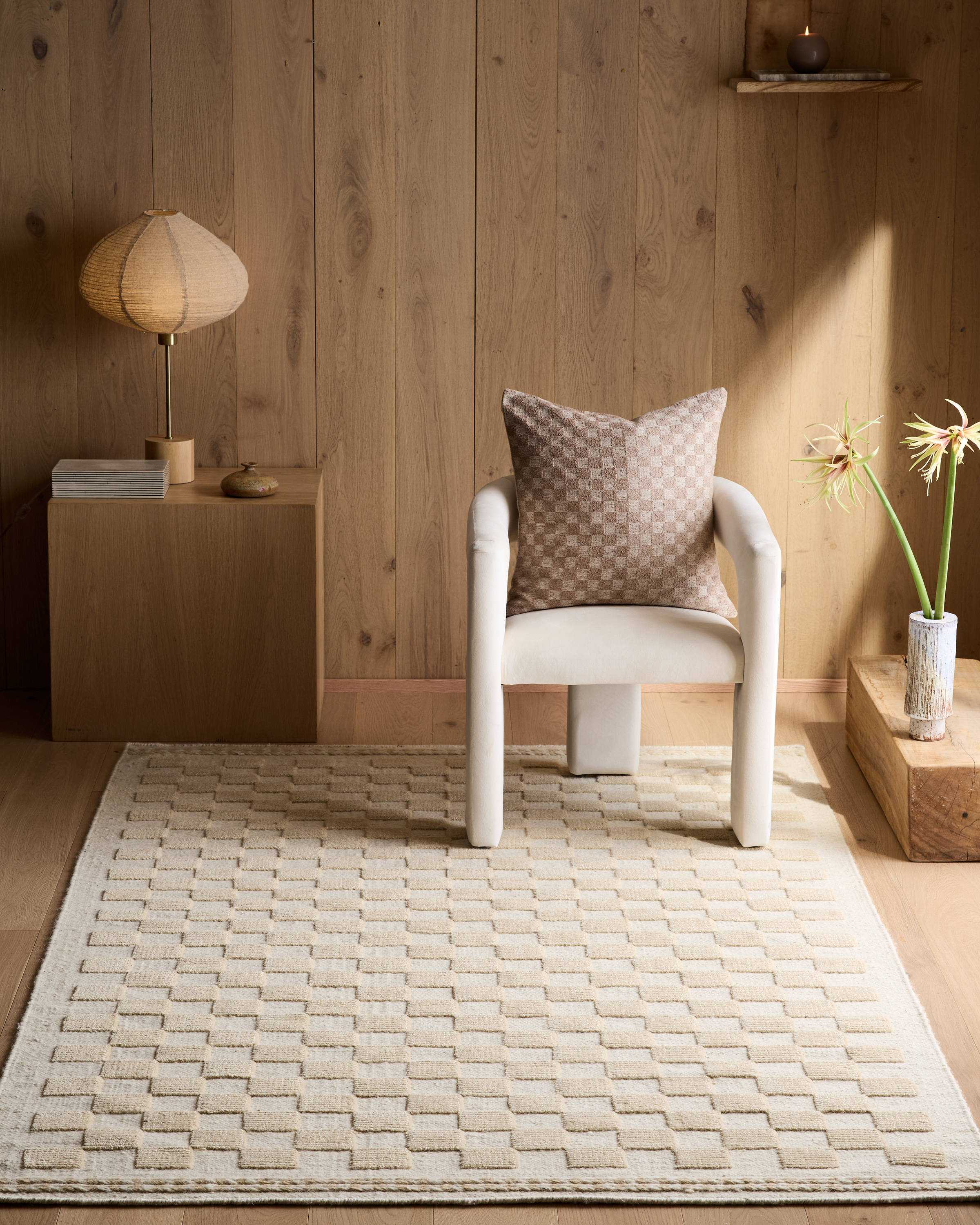 Romy Handwoven Wool Rug - Thumbnail 2