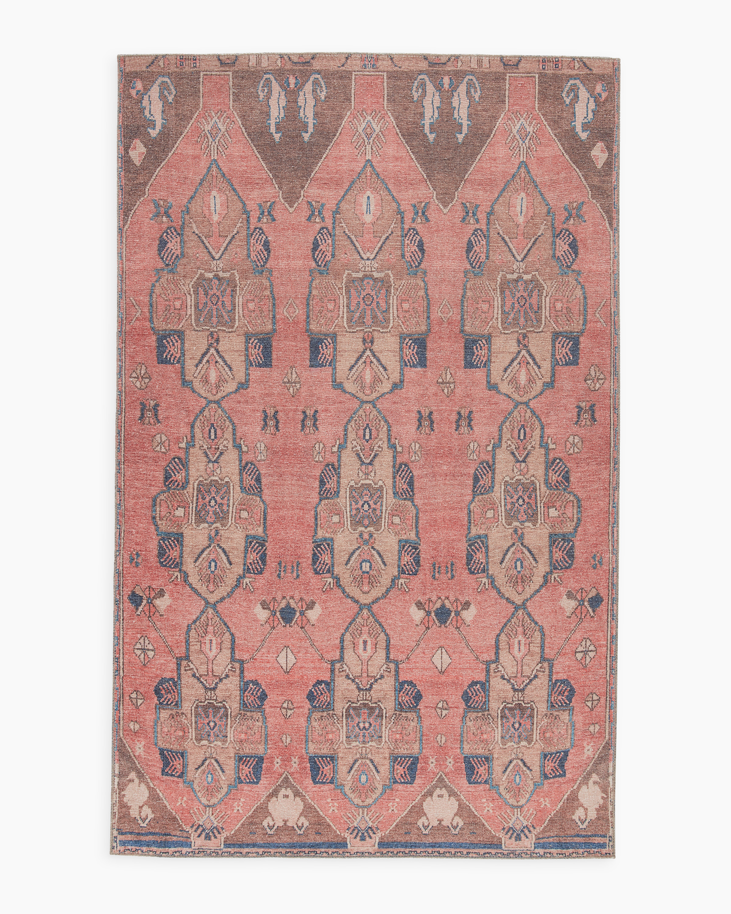 Navy/Pink Carissa Performance Rug