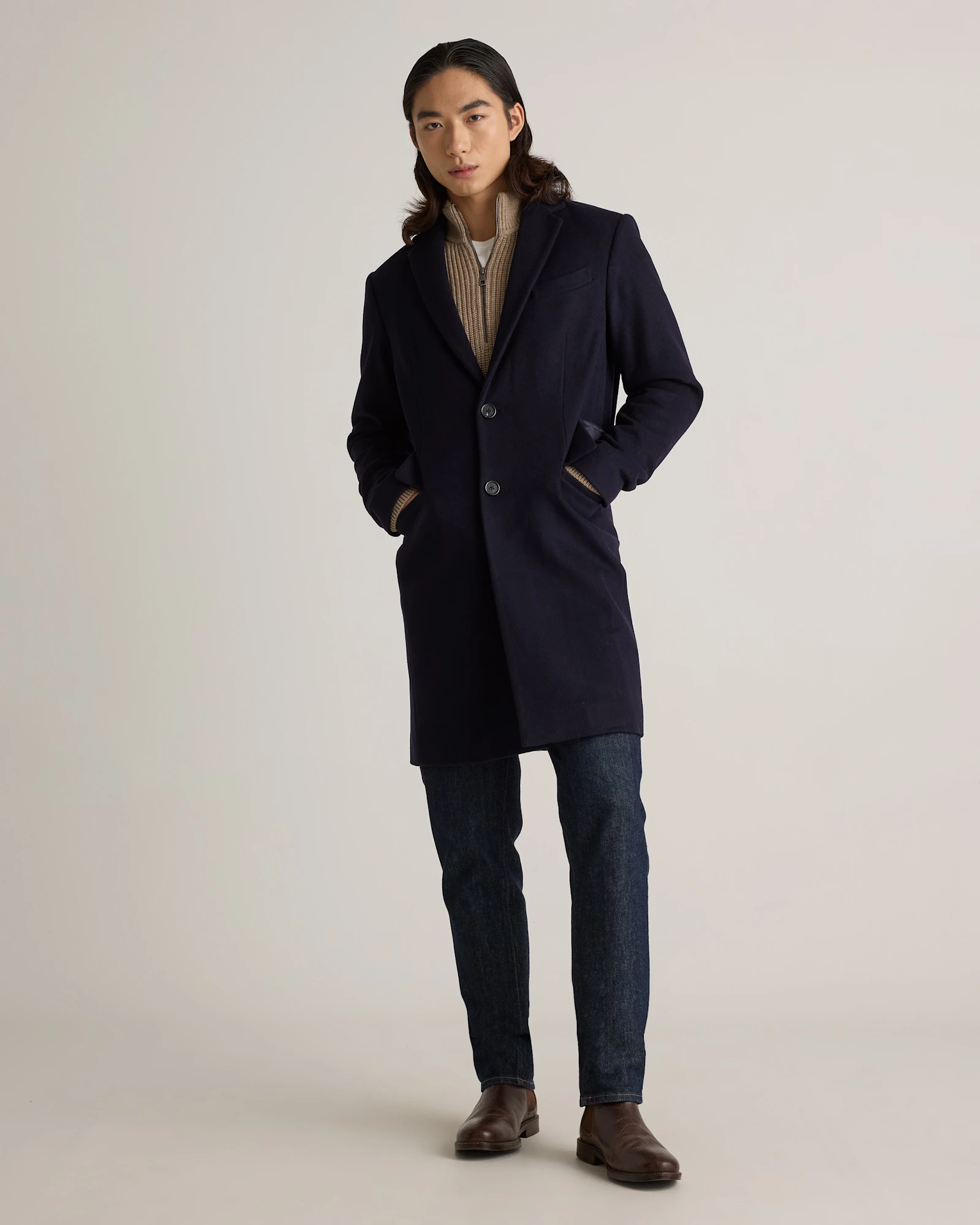 Italian Wool Overcoat