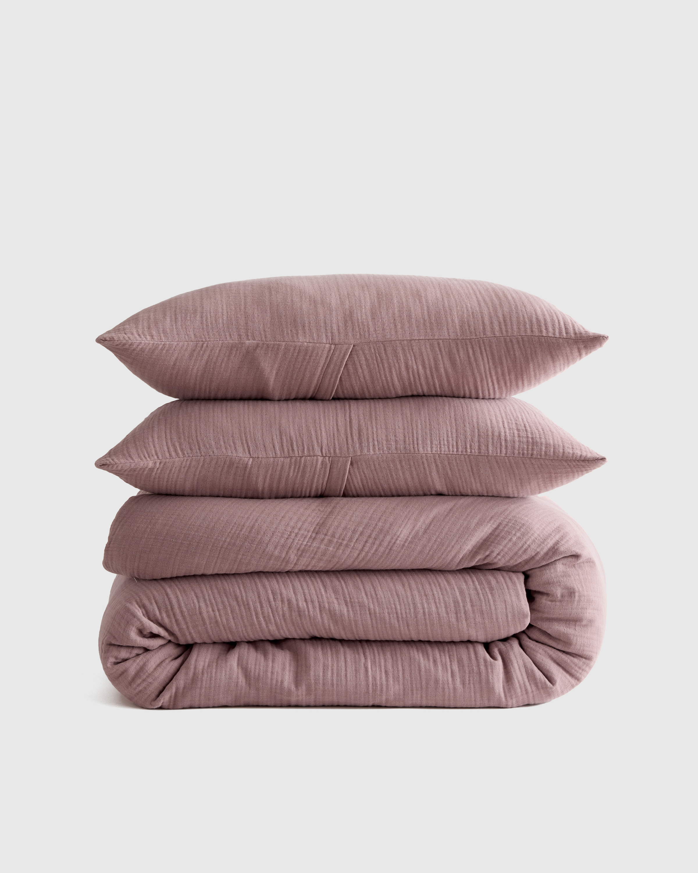 Fig Organic Airy Gauze Duvet Cover Set