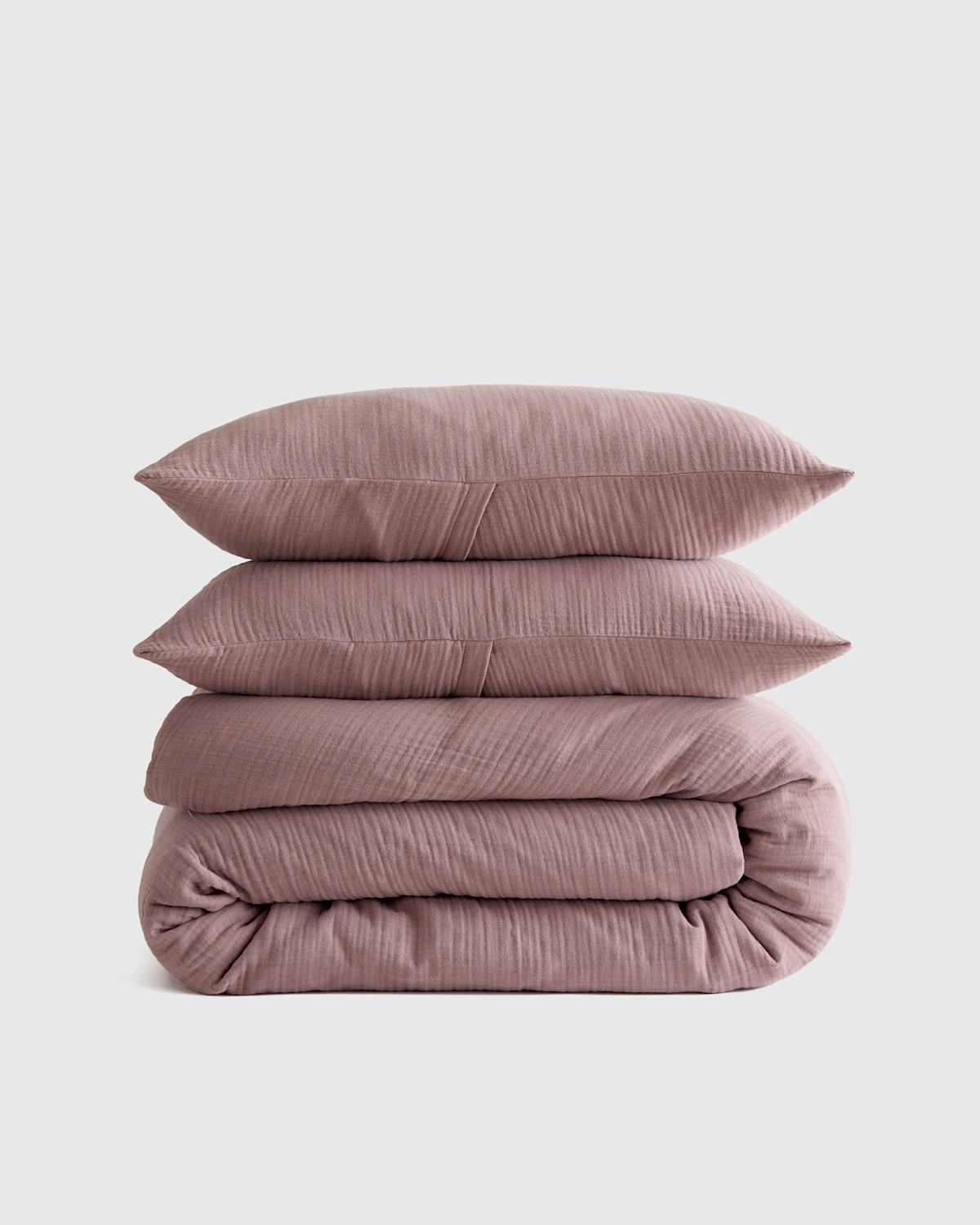 Quince Organic Airy Gauze Duvet Cover Set | Quince in Fig