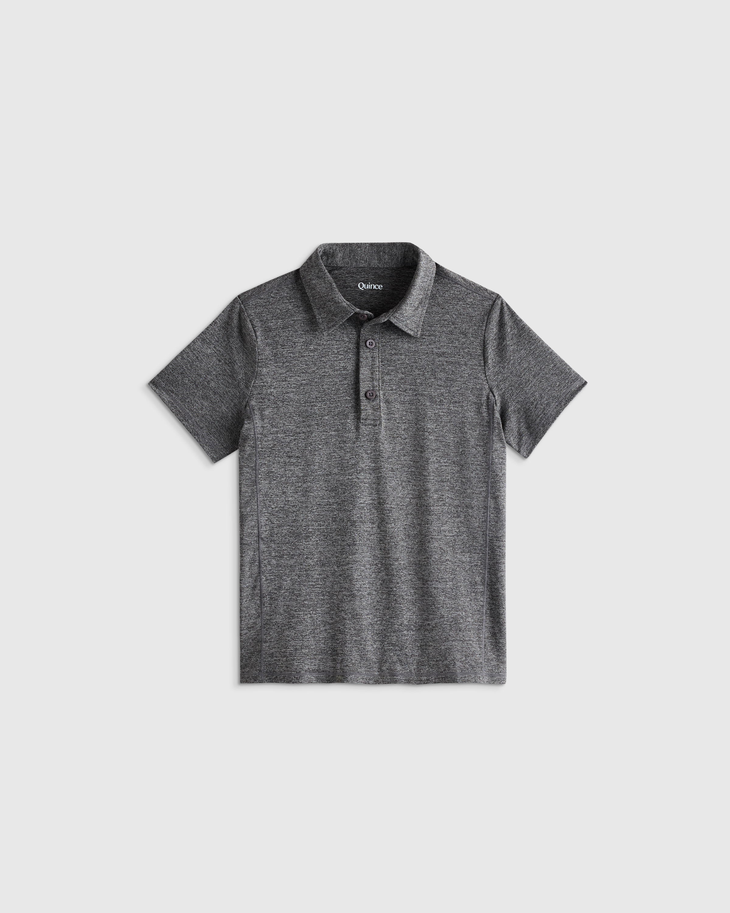 Charcoal Flowknit Breeze Polo 