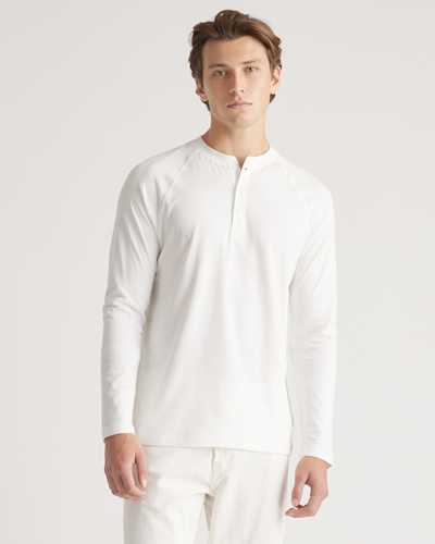 Cotton Modal Long Sleeve Henley Tee