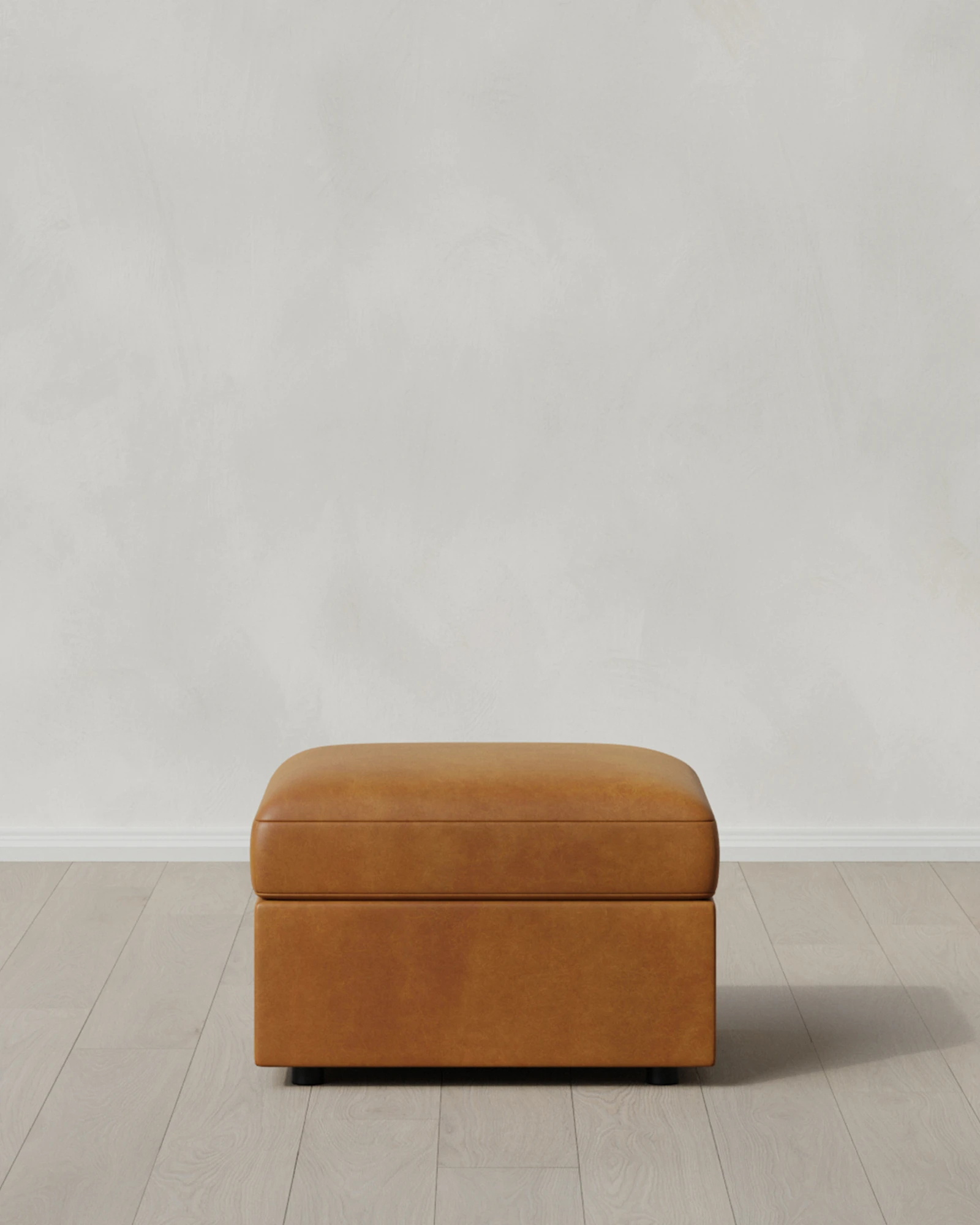 Sierra Ottoman in Leather