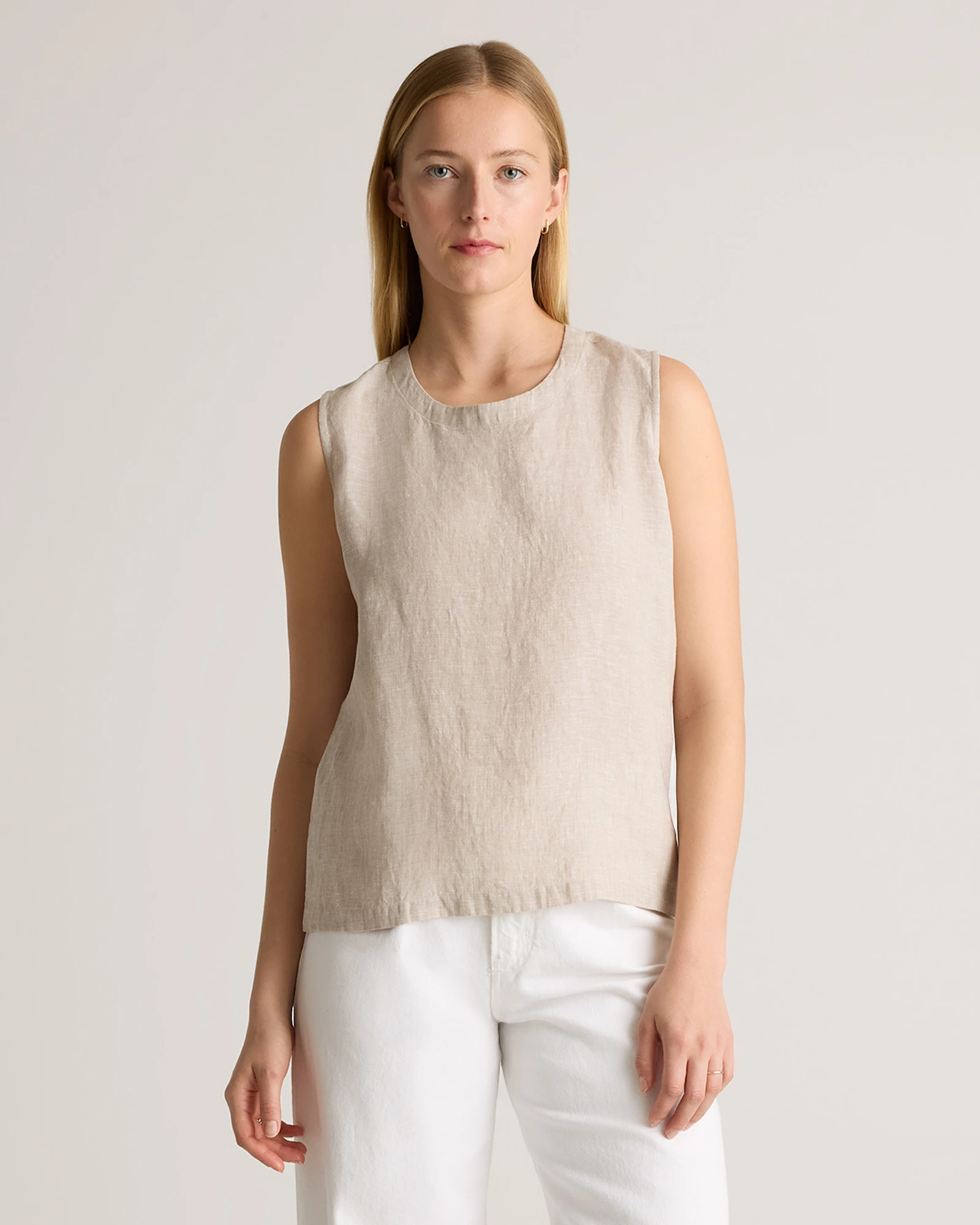 100% European Linen Tank (Flax)