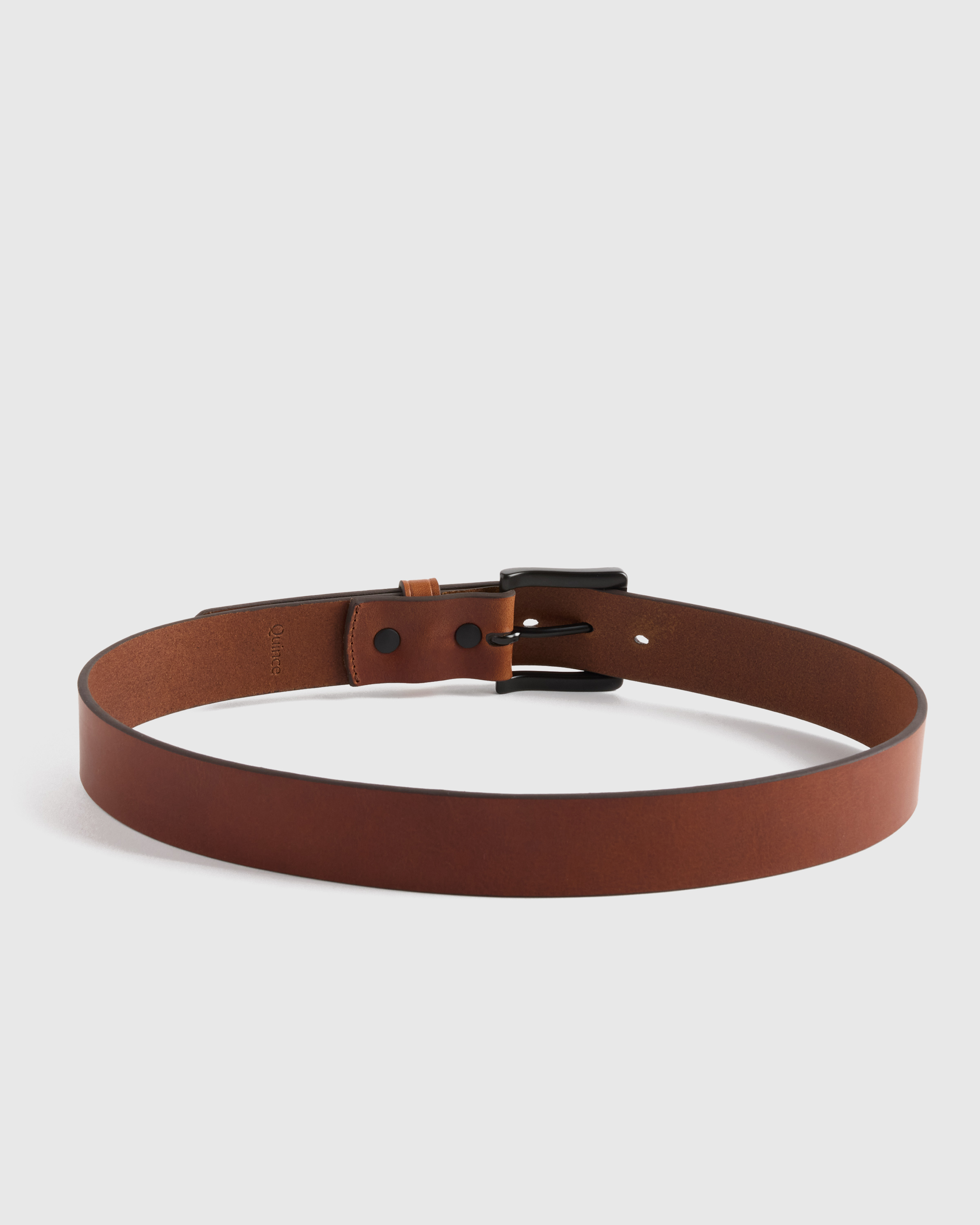 M-BLT-4 Adam Heritage Leather Jeans Belt Bourbon024 stack back EDITED