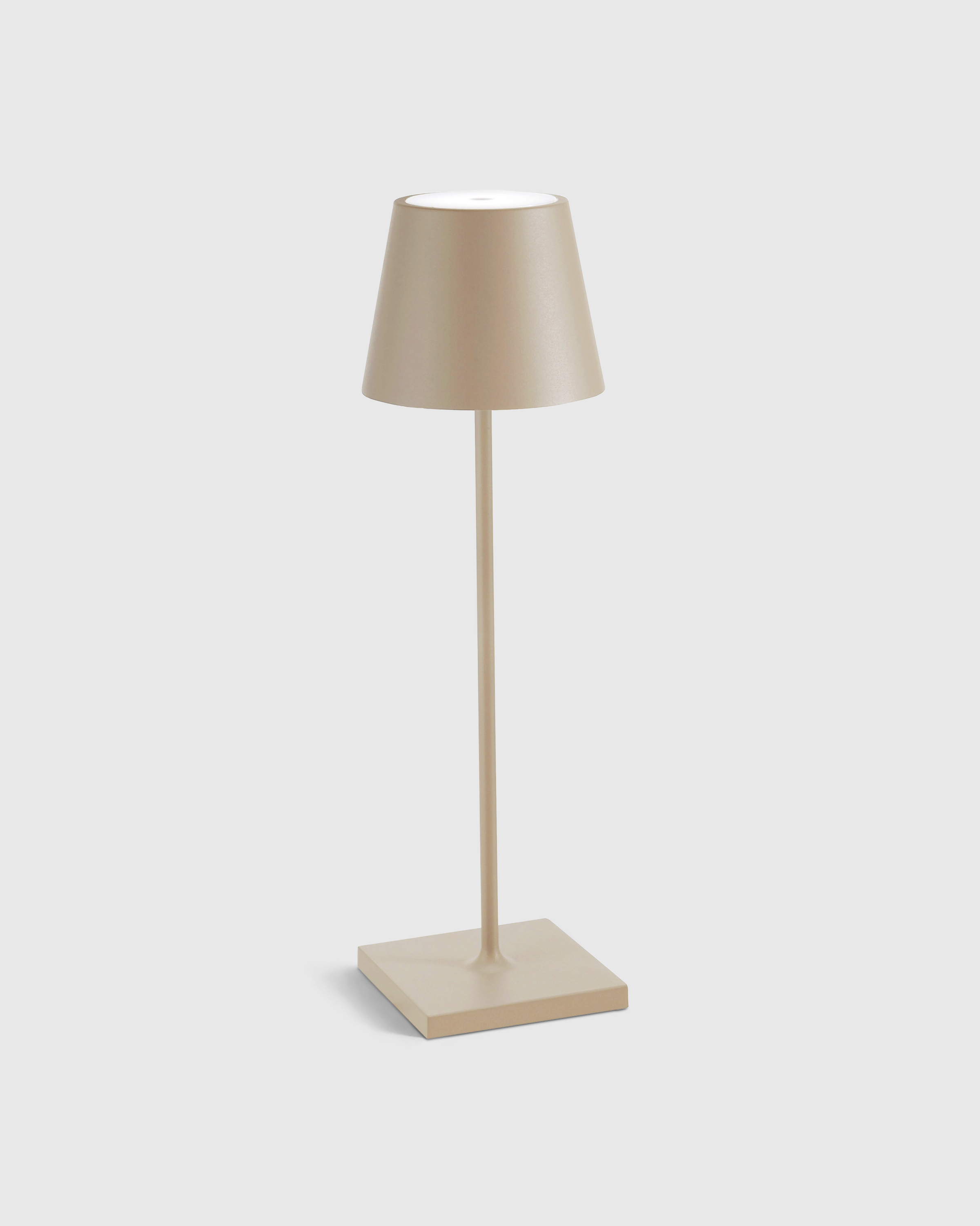 Sand Poldina Pro Rechargeable Table Lamp by Zafferano