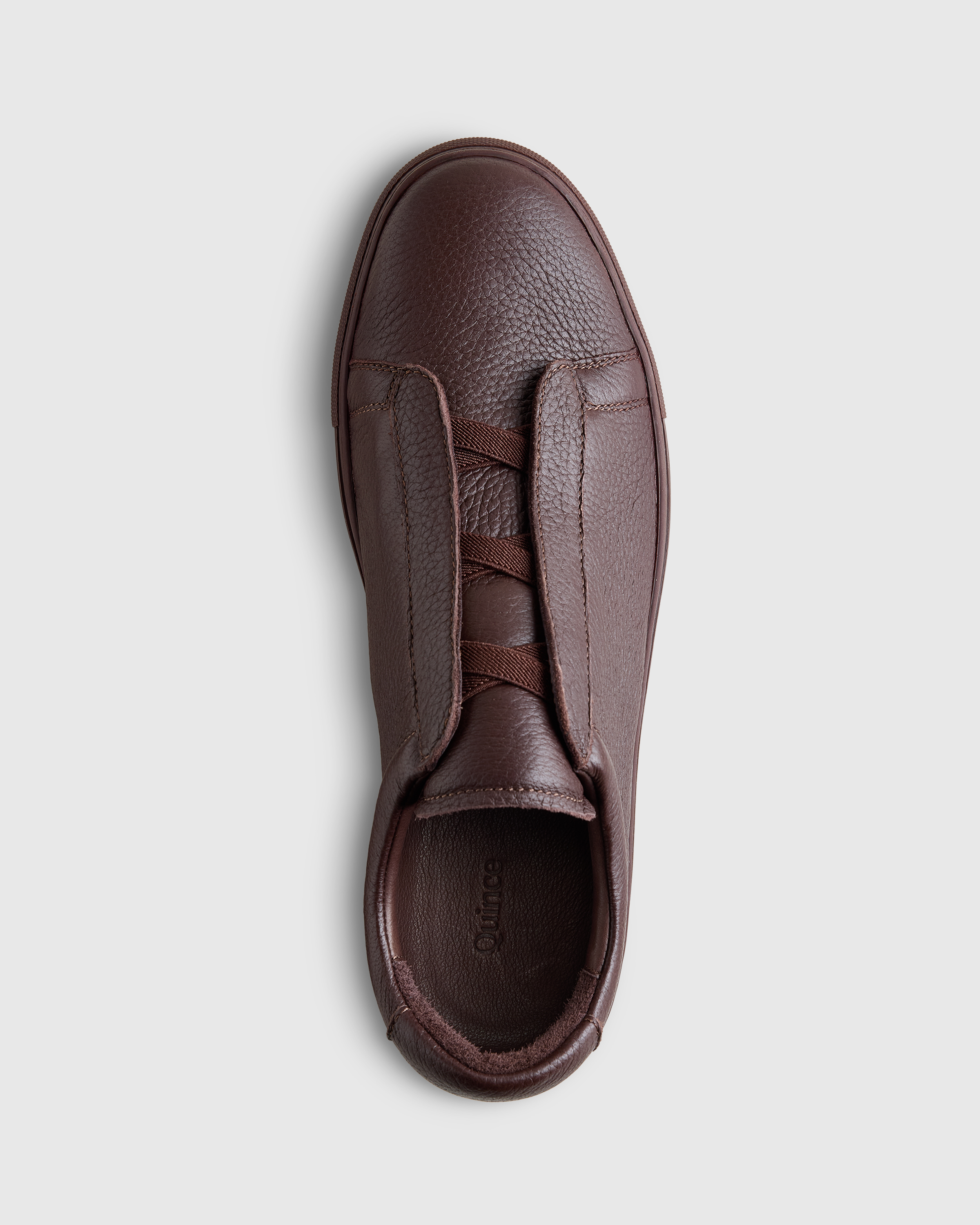 Deerskin Tailored Sneaker in Brunette