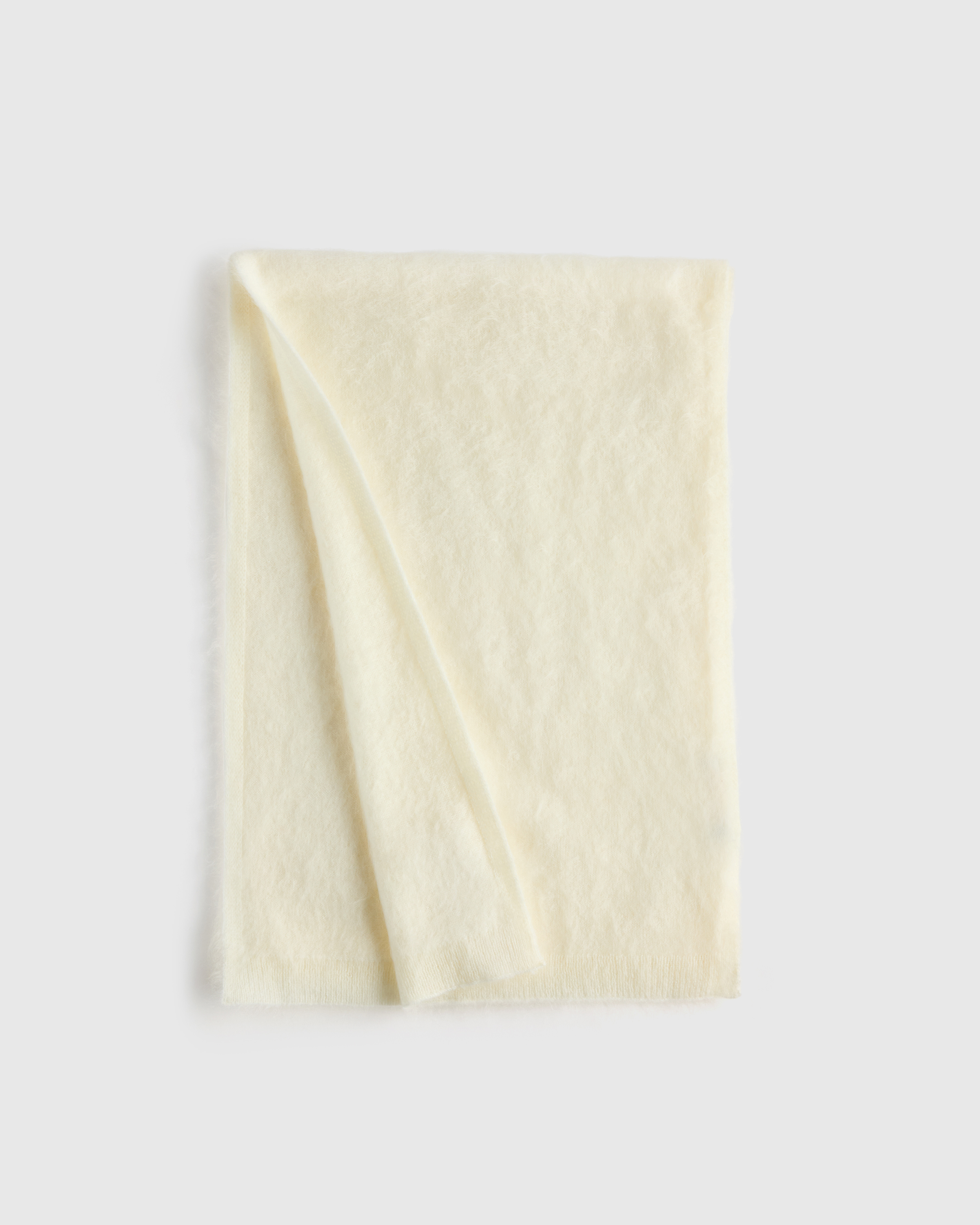 Ivory Brushed Cashmere Scarf