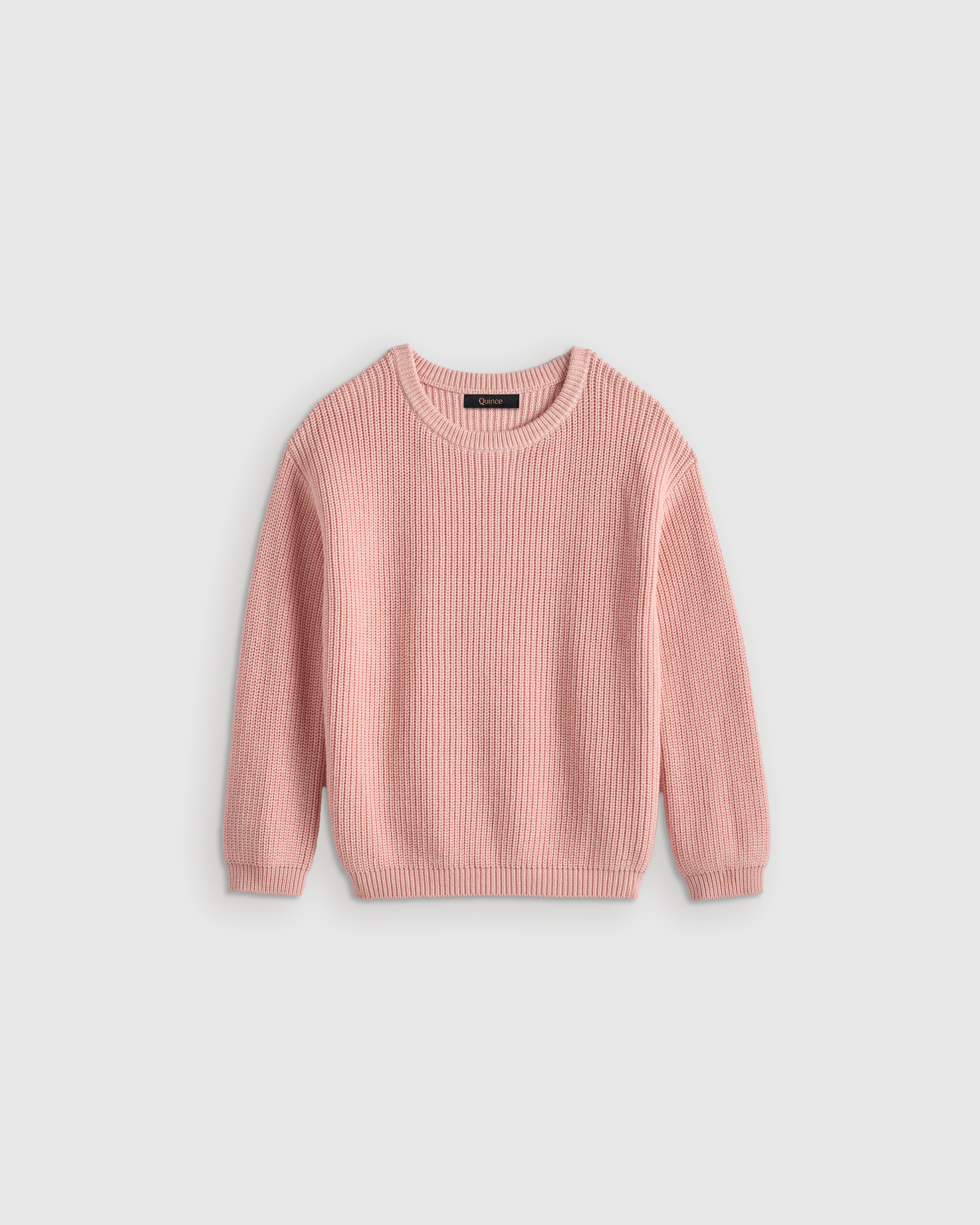 Silver Pink 100% Organic Cotton Fisherman Tunic Sweater 