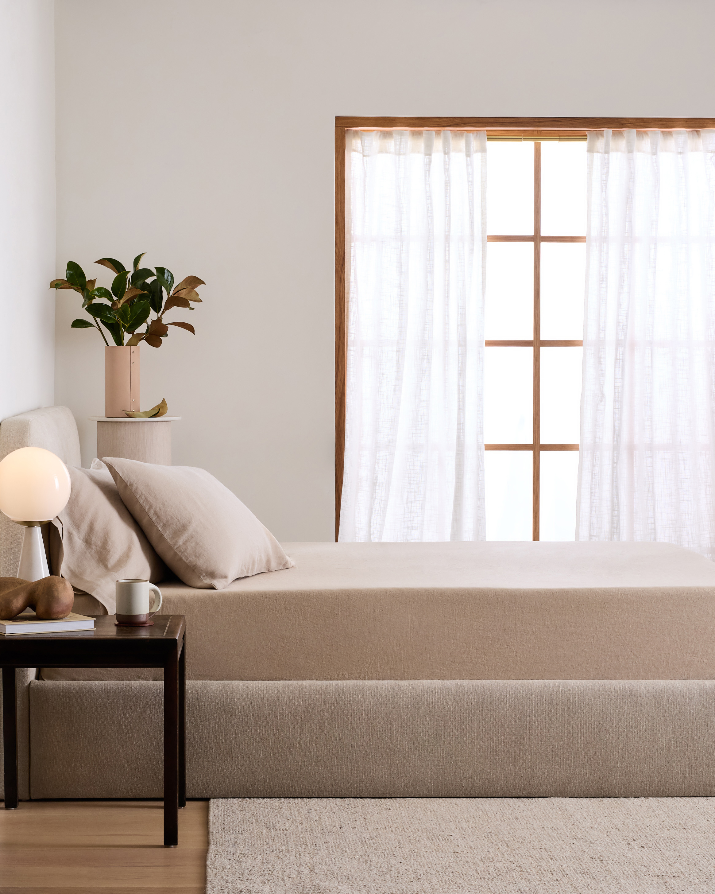 European Linen Fitted Sheet Set - Queen