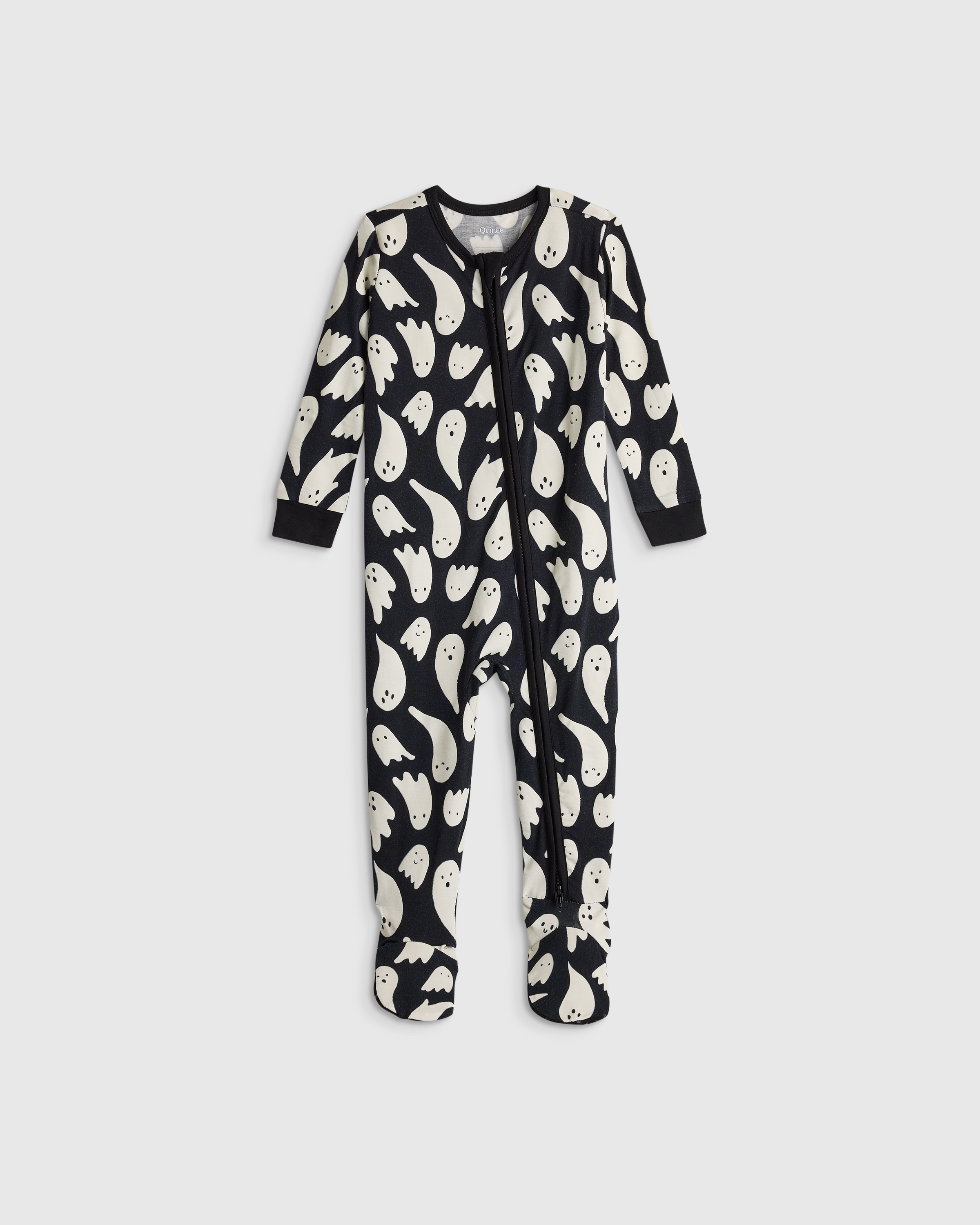 Ghosts Bamboo Footie Pajama