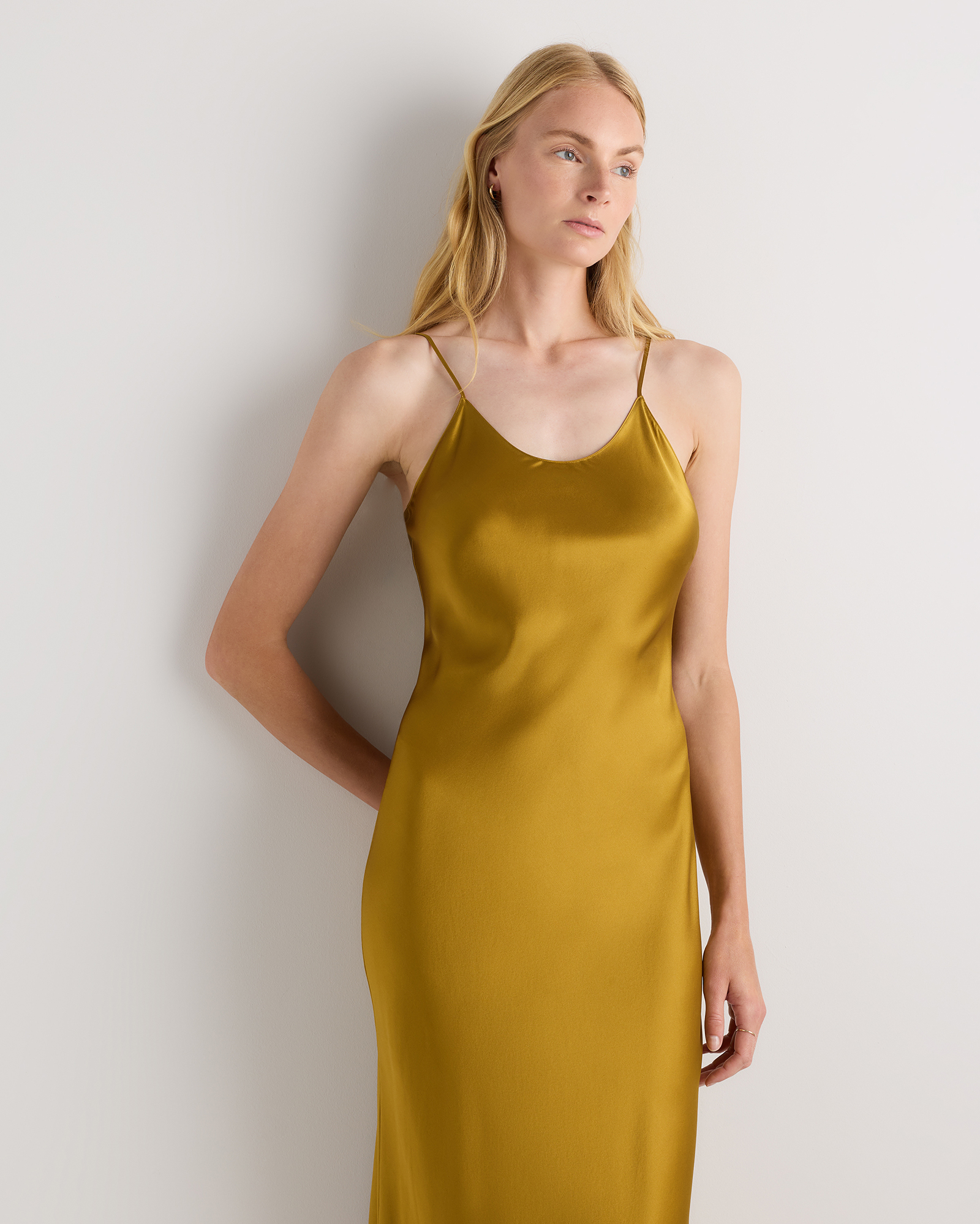 gold under dress slip Gold Slip Dress in Gold for Women
