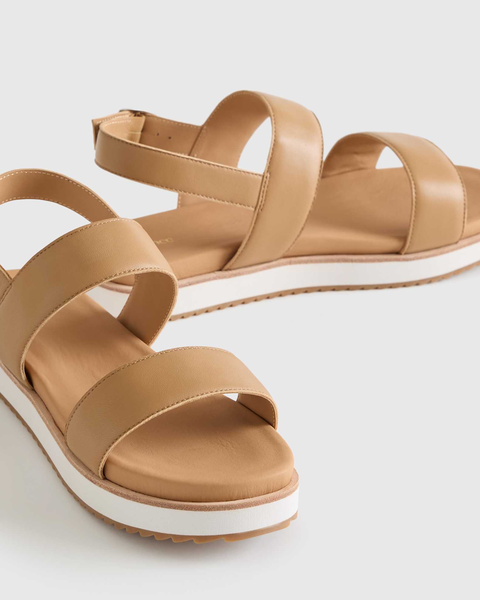100% Leather Wrap Sandal