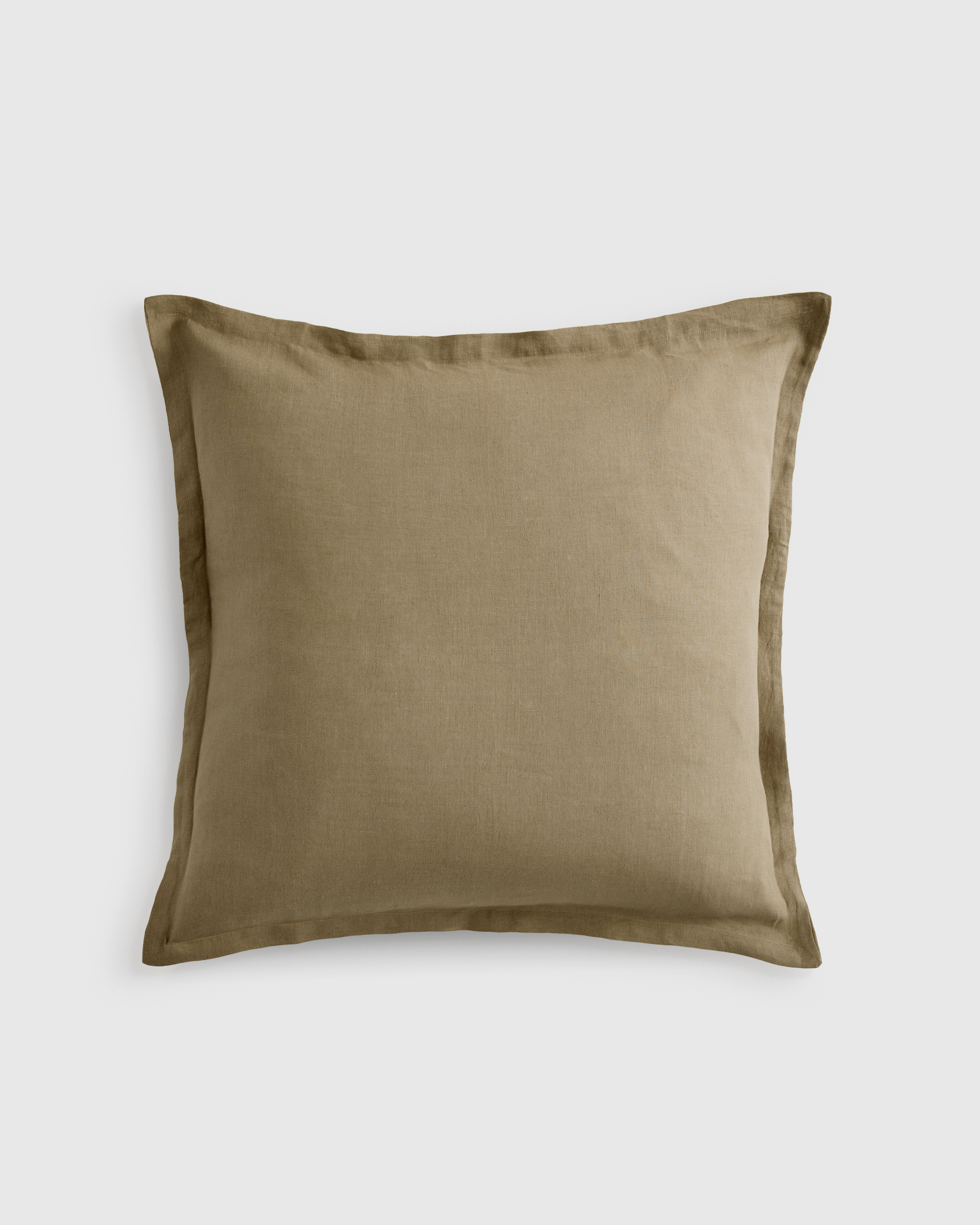 European Linen Euro Sham, Euro, Aloe